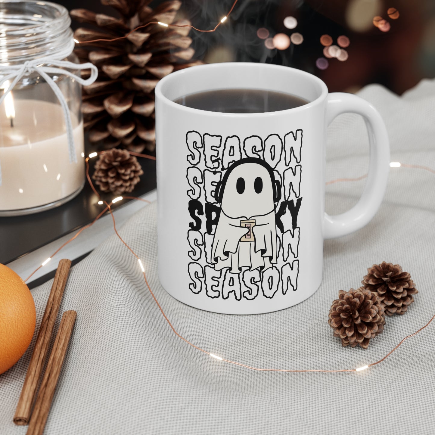 Mug en céramique 11oz - Halloween - Petit Fantôme - 16