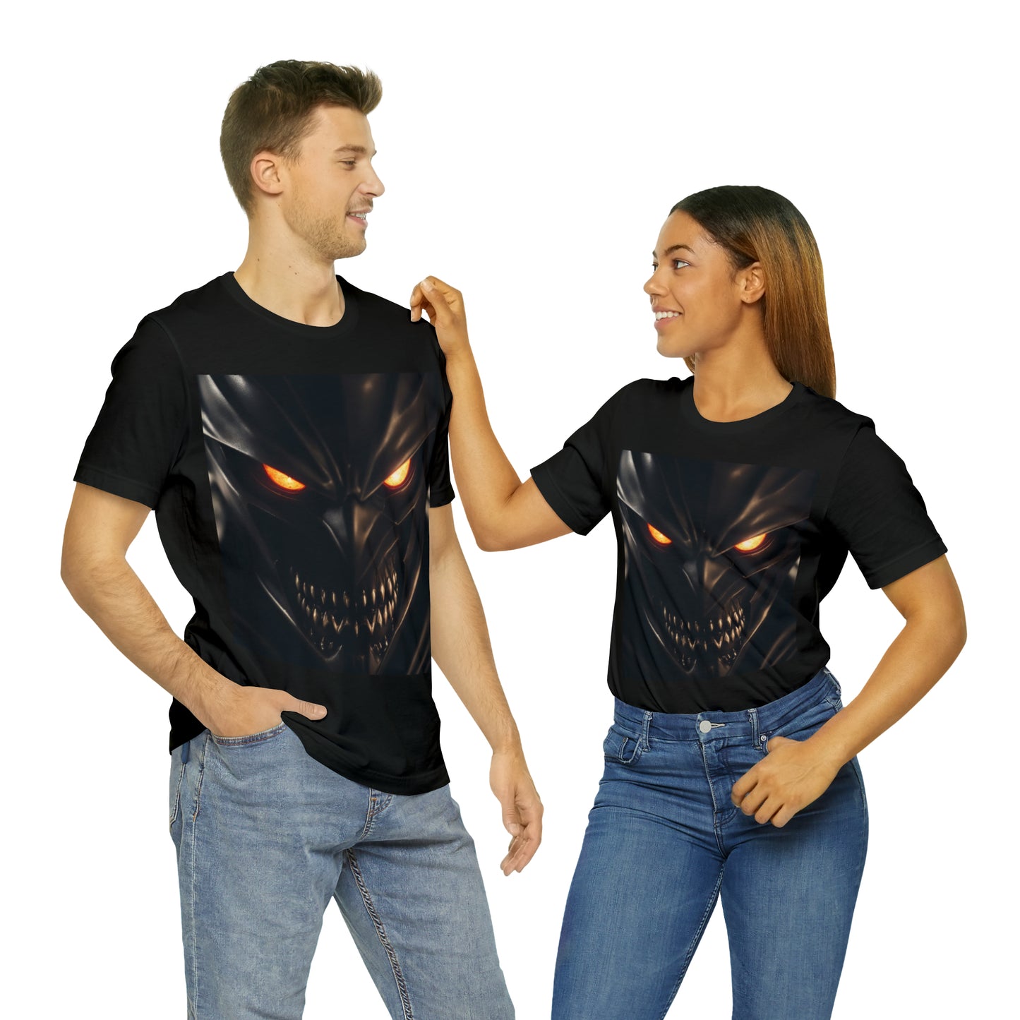 Camiseta de manga corta Unisex Jersey - Halloween Witch man AI - 03