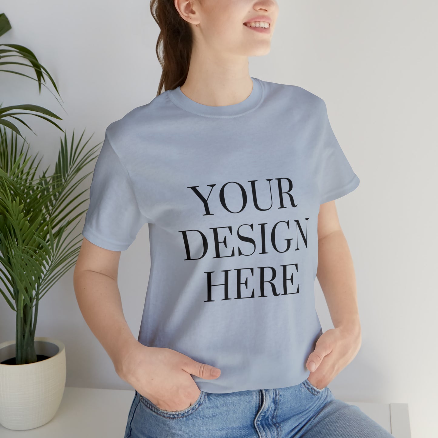 Camiseta de manga corta unisex Jersey - Personalizada - Tu diseño aquí - 01