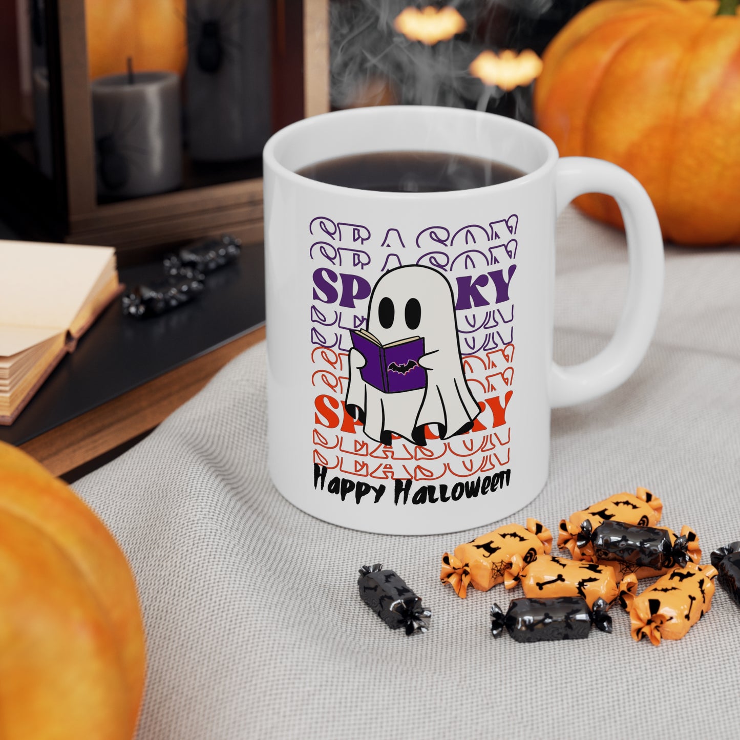 Mug en céramique 11oz - Halloween - Petit Fantôme - 07