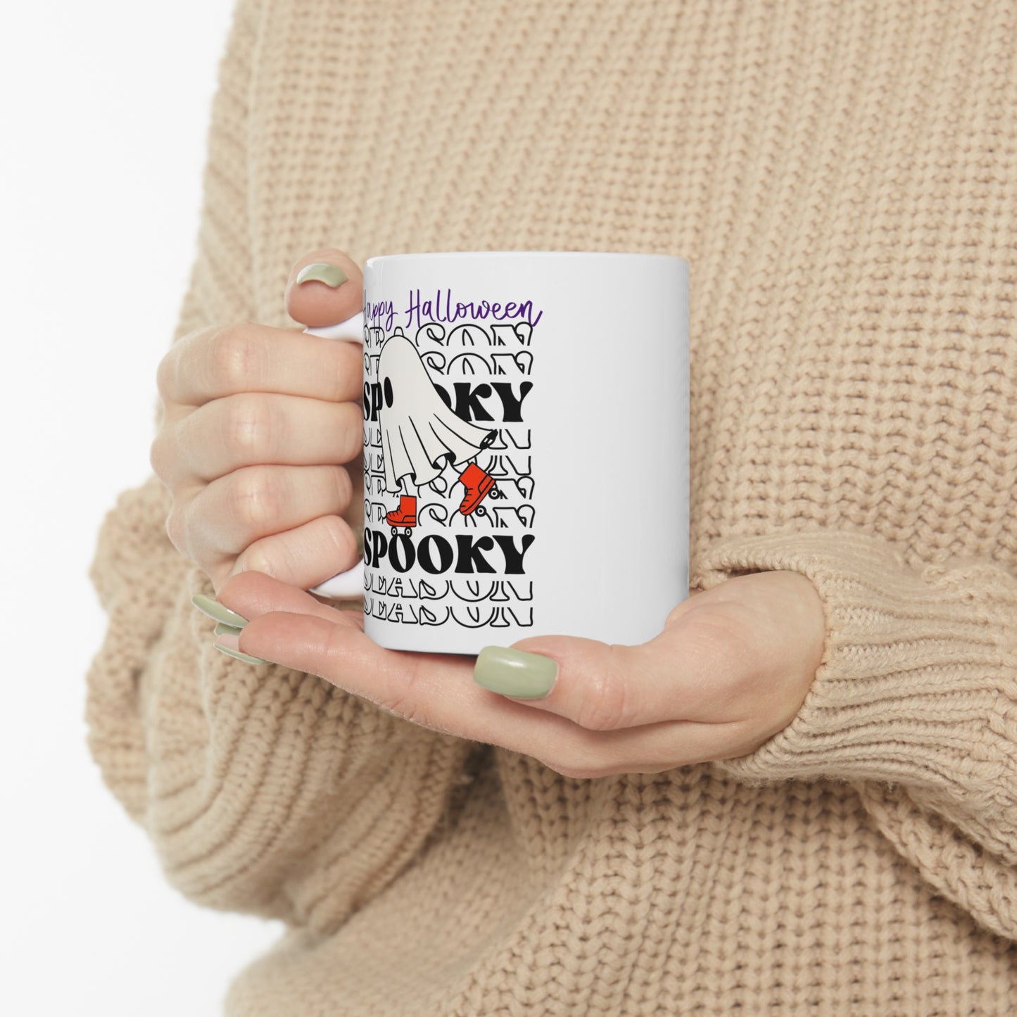 Mug en céramique 11oz - Halloween - Petit Fantôme - 10