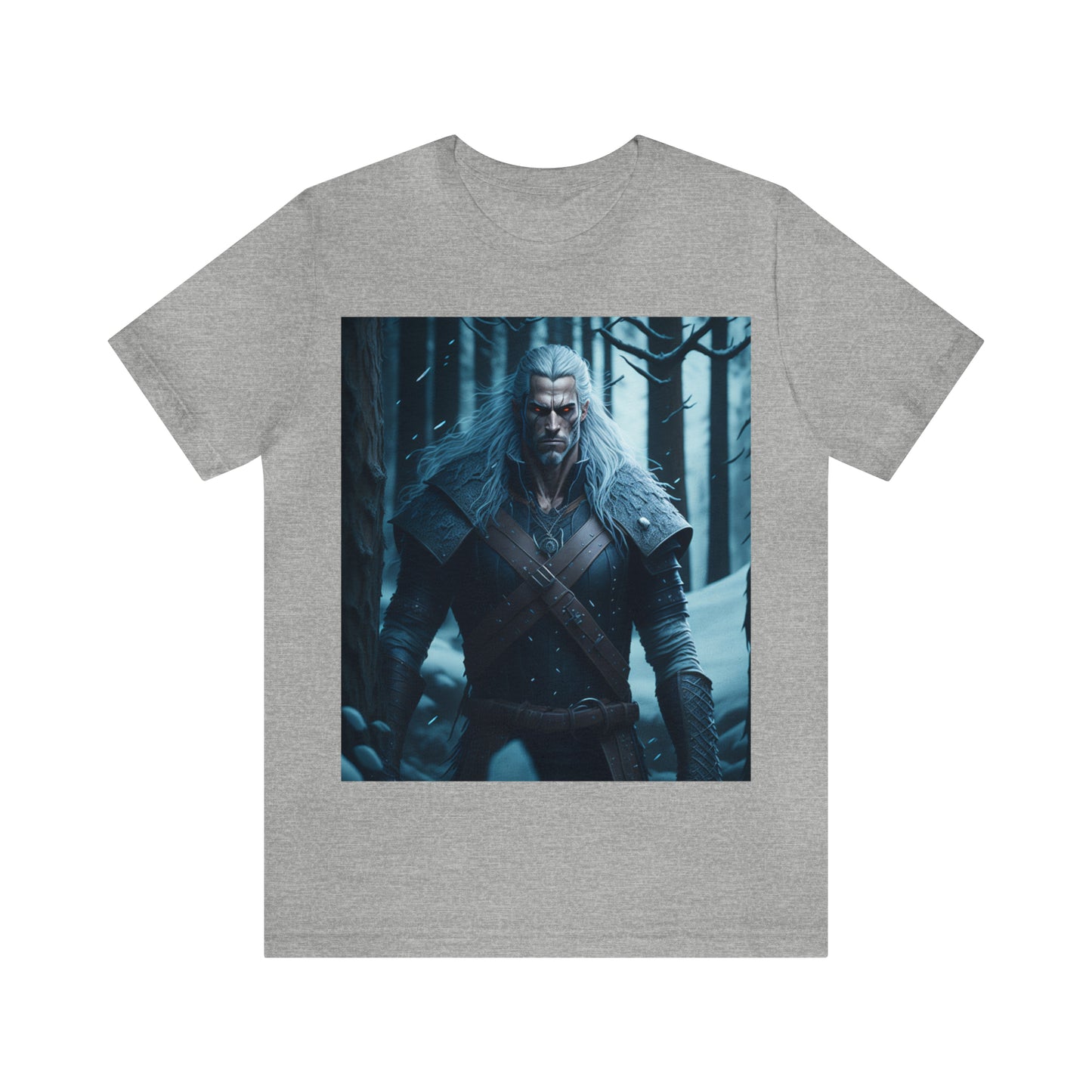 Camiseta de manga corta Unisex Jersey - Halloween Witch man AI - 01
