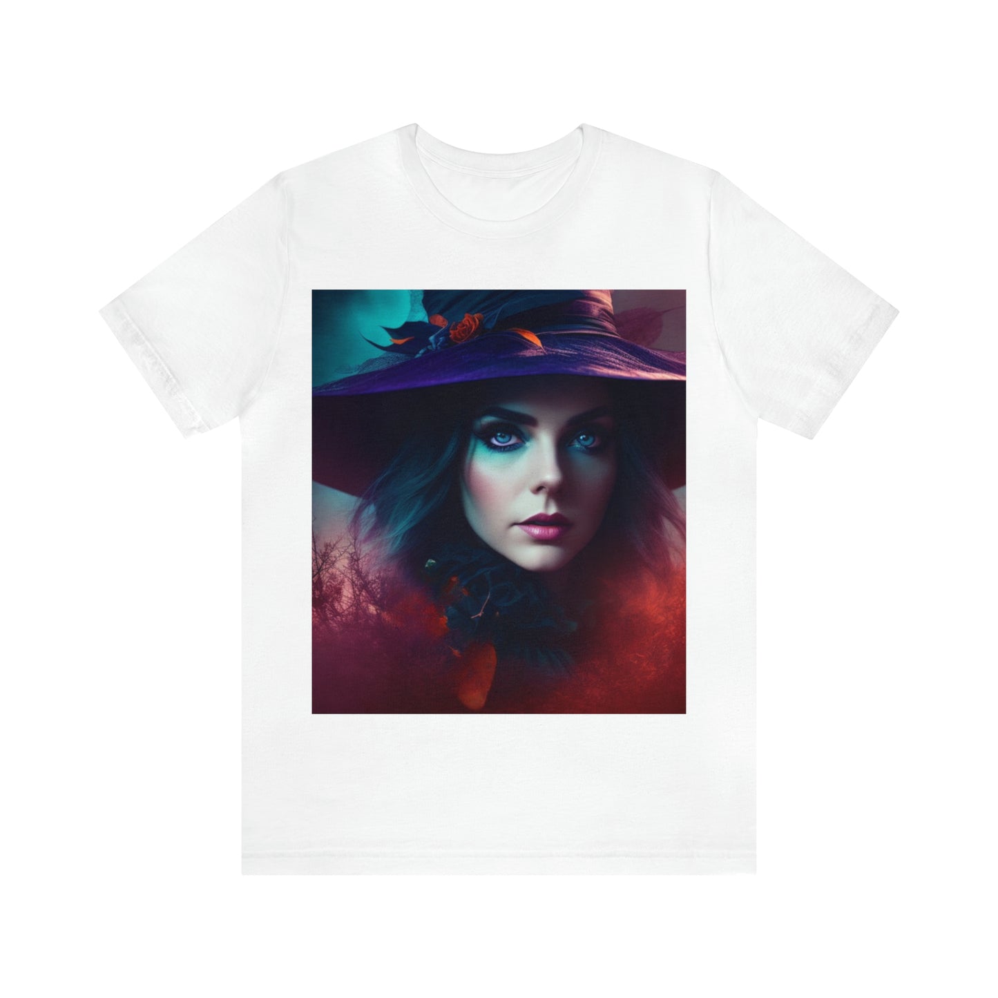 Camiseta de manga corta unisex Jersey - Halloween Witch AI - 08