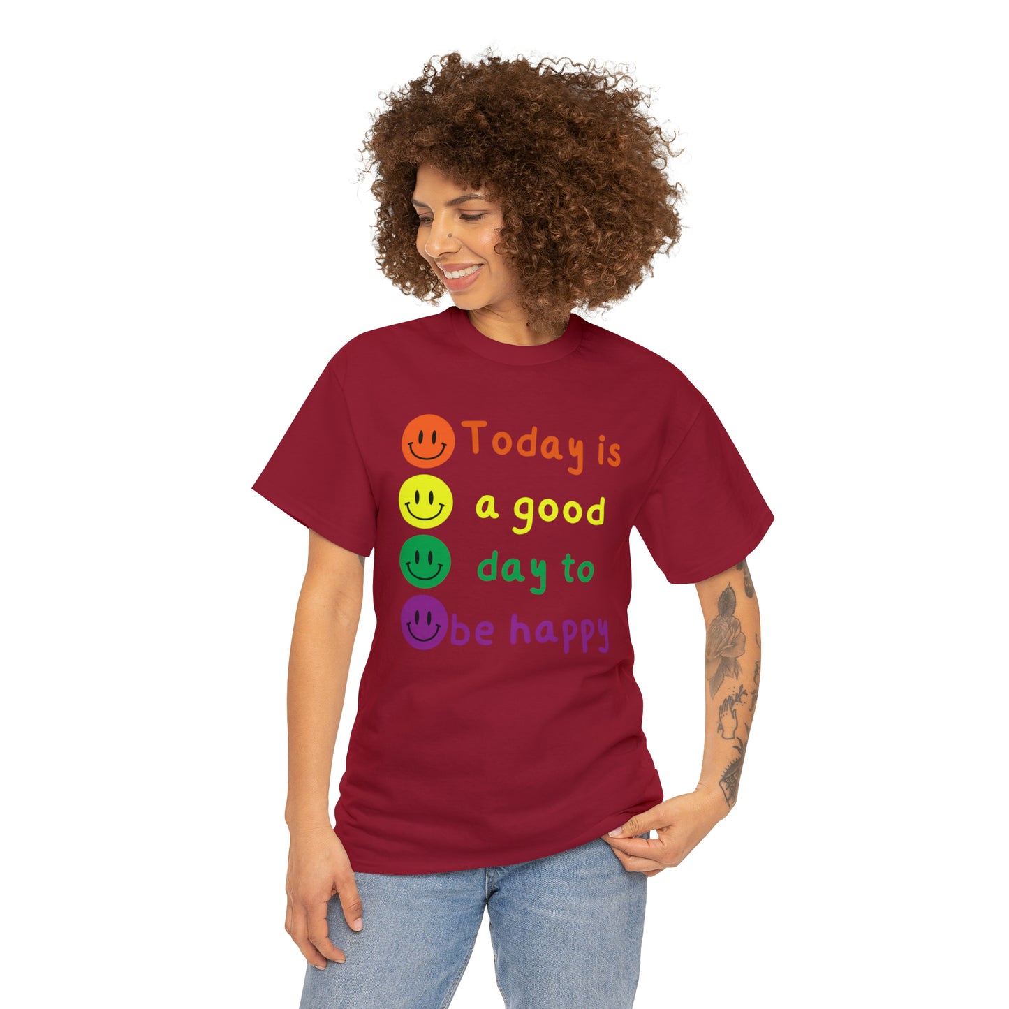 Camiseta unisex de algodón pesado - Amor y libertad - 07