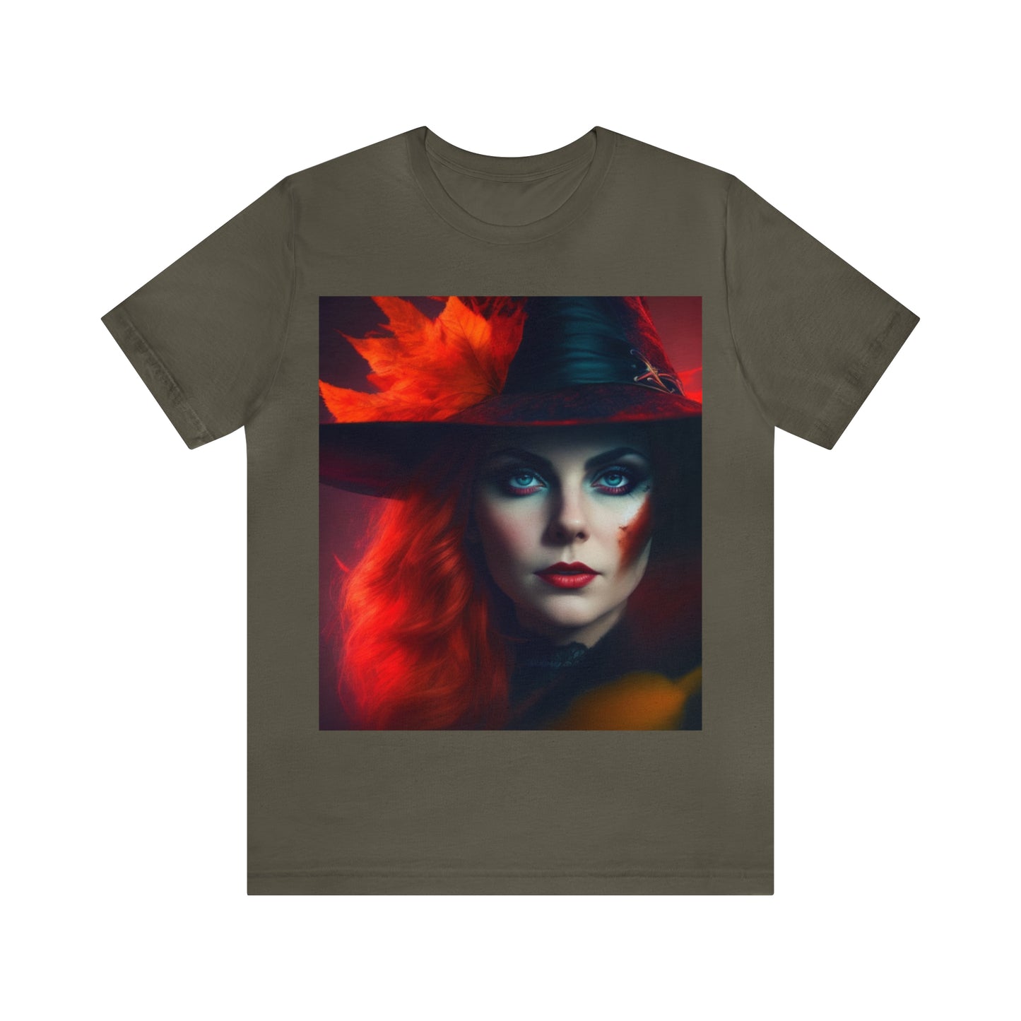 Camiseta de manga corta unisex Jersey - Halloween Witch AI - 03