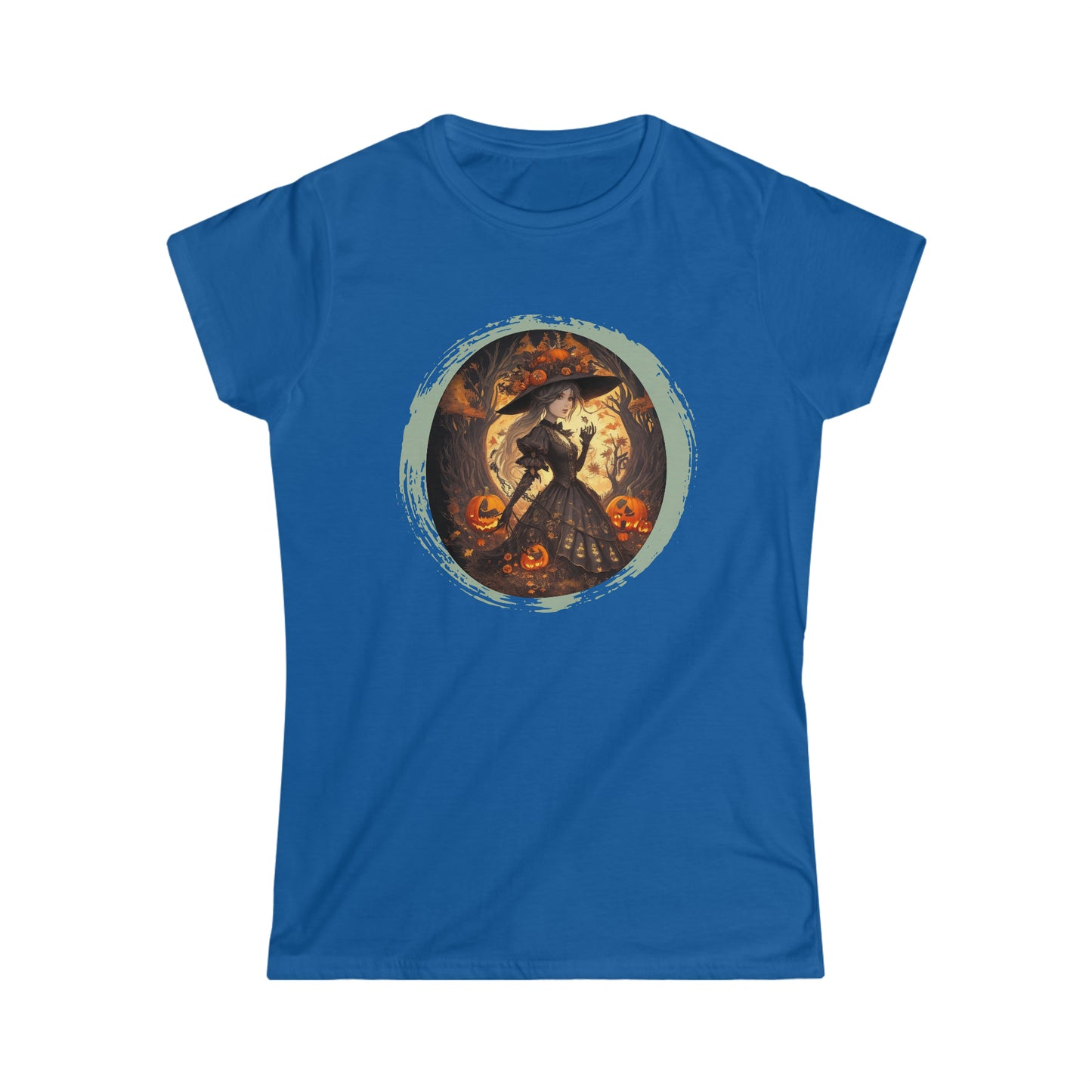 Camiseta Softstyle para mujer - Halloween - Miss Bruja - 01