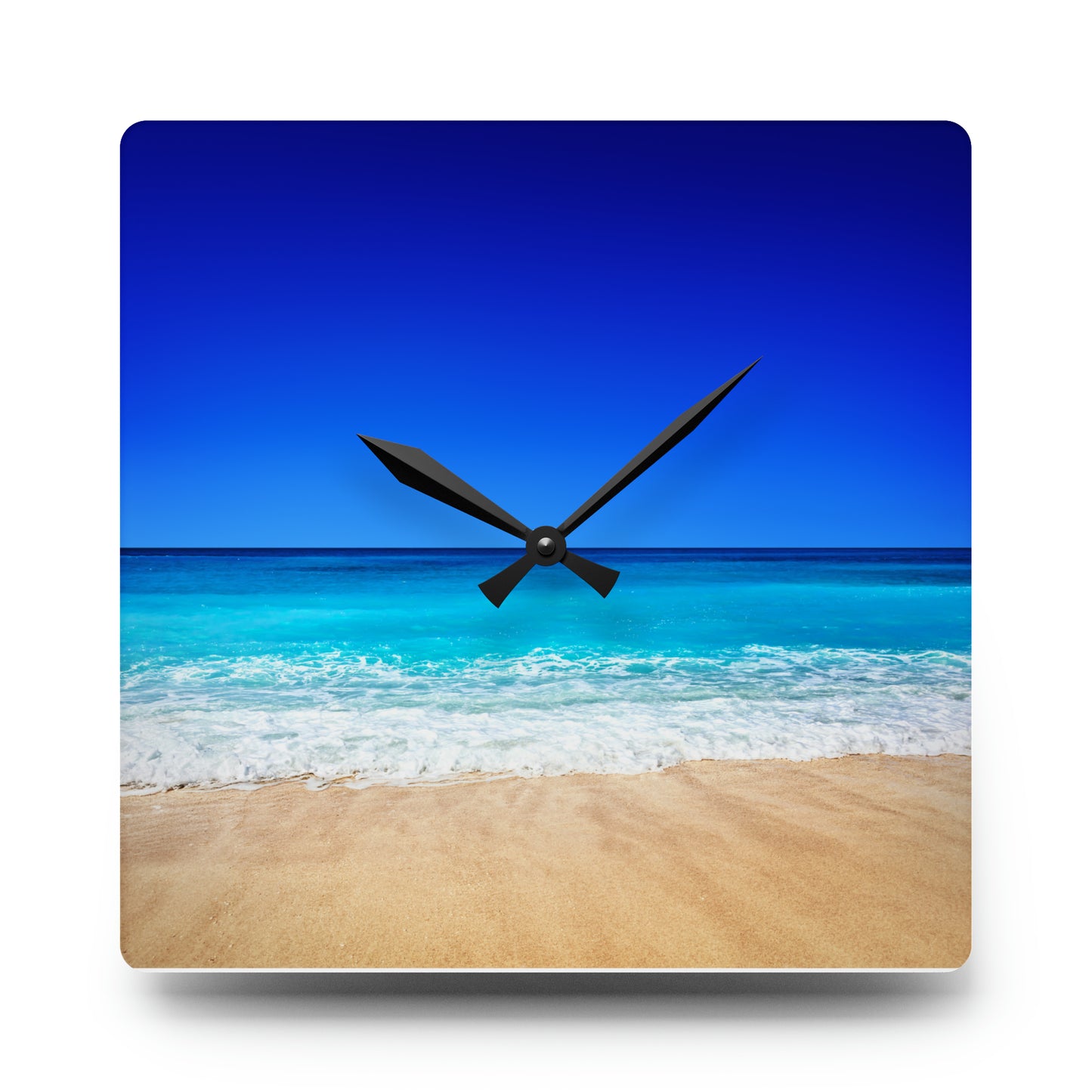 Reloj de pared acrílico - Playa