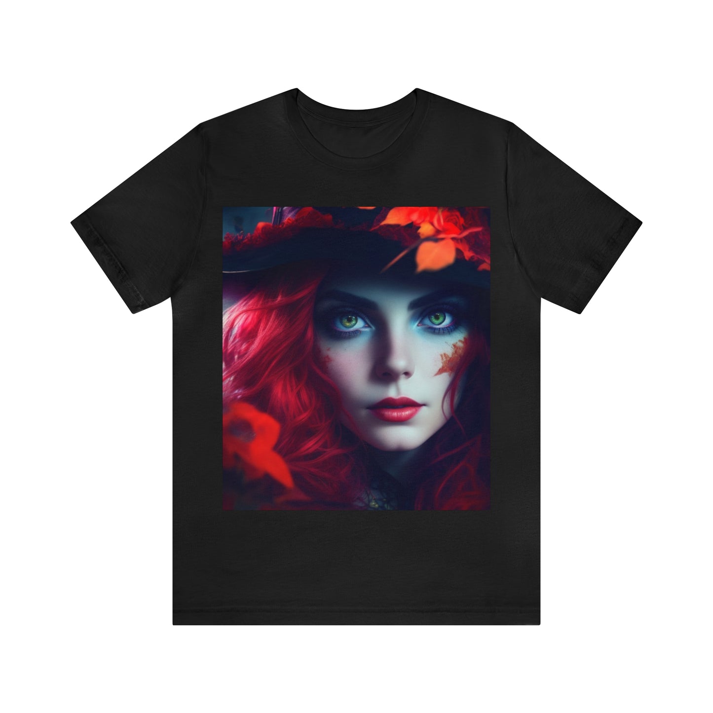 Camiseta de manga corta unisex Jersey - Halloween Witch AI - 04