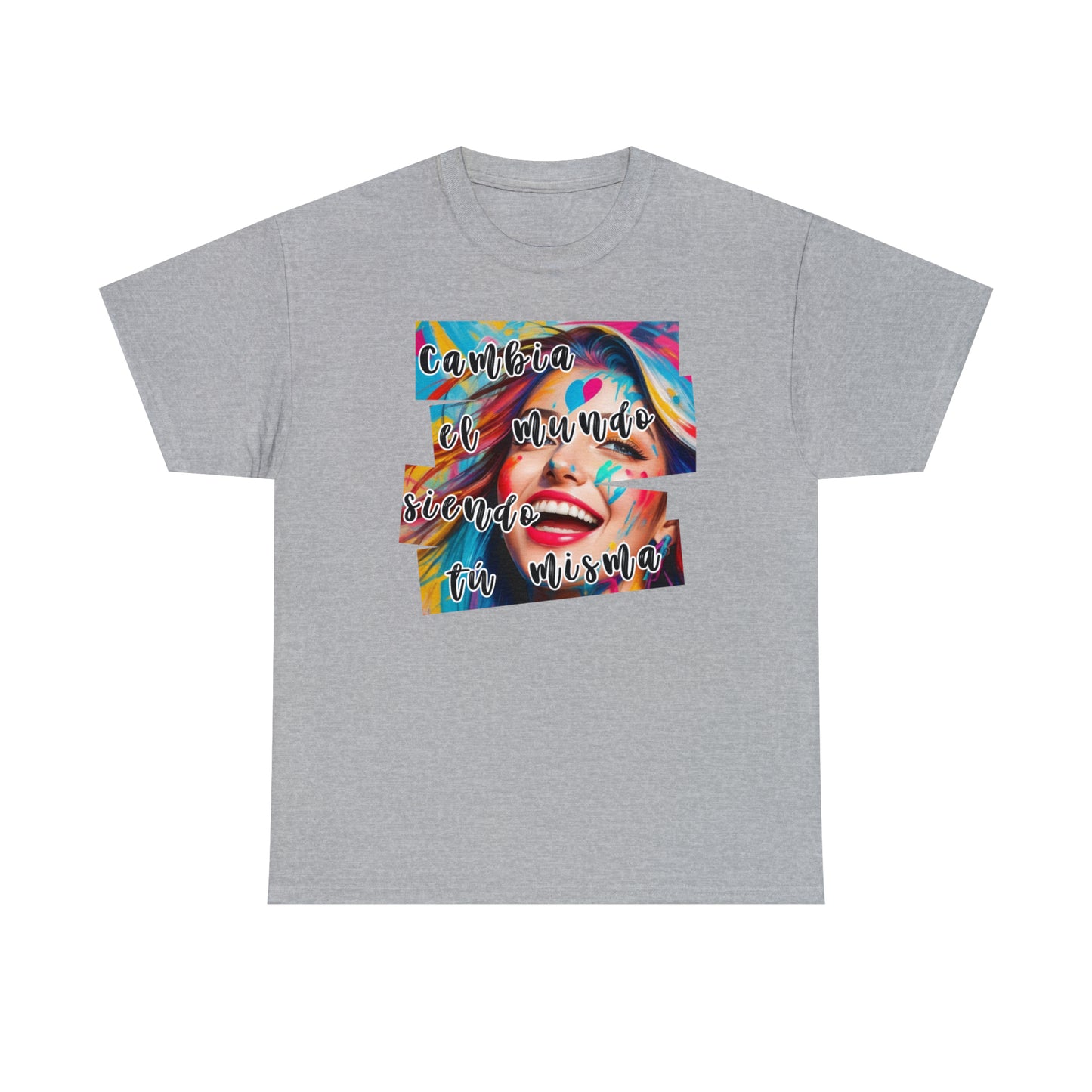 Camiseta unisex de algodón pesado - Amor y libertad - 01