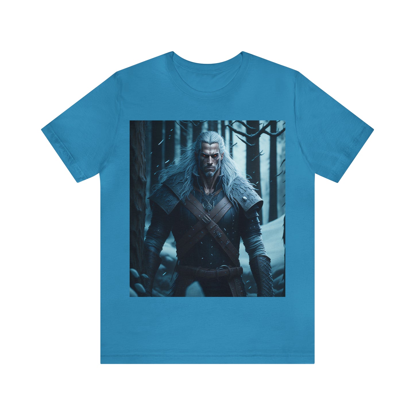 Camiseta de manga corta Unisex Jersey - Halloween Witch man AI - 01