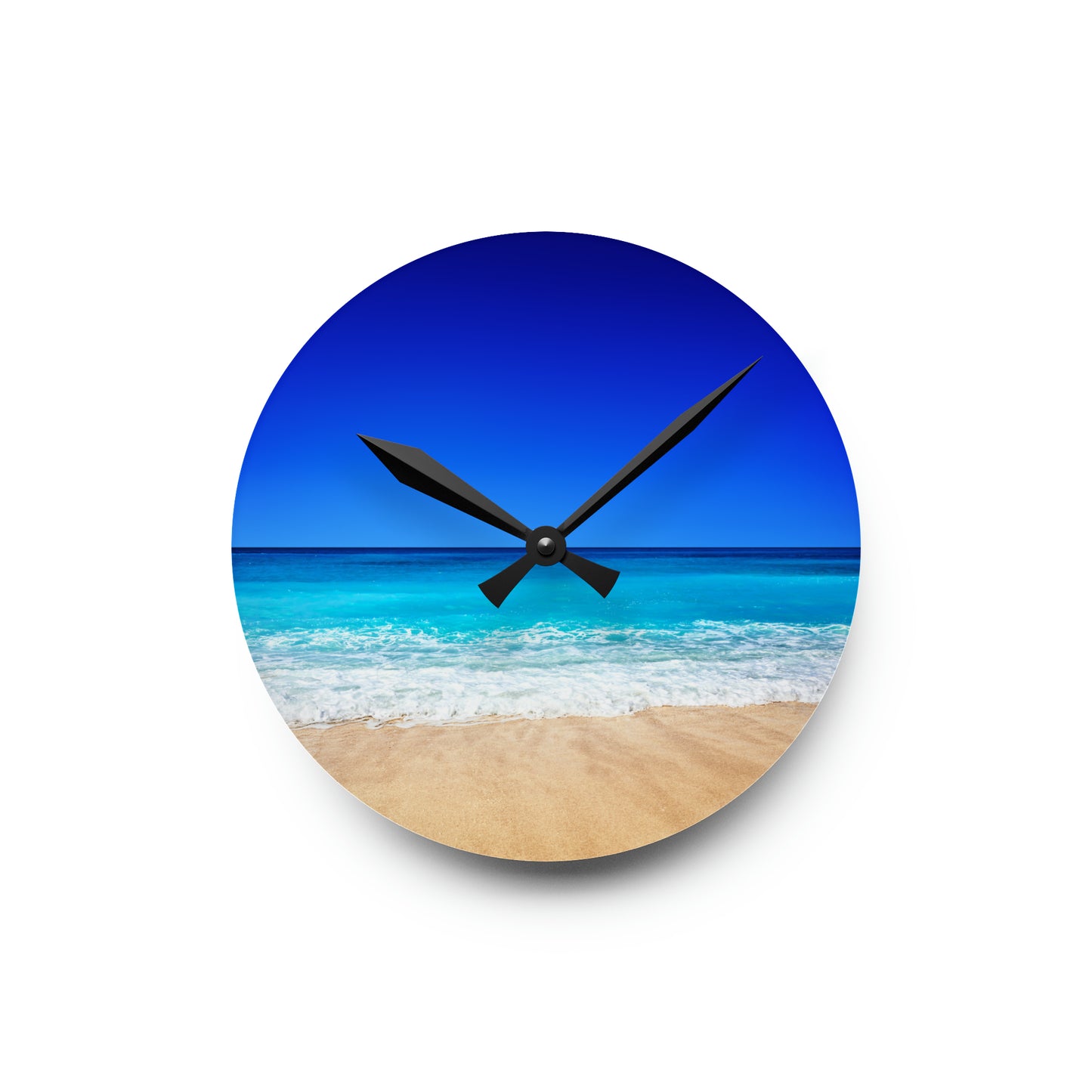 Reloj de pared acrílico - Playa