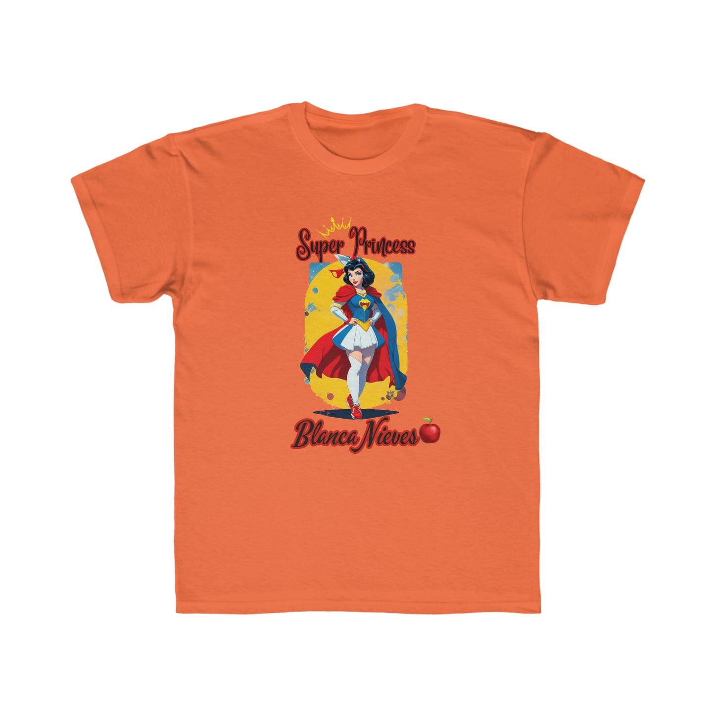 Camiseta de corte regular para niños - Princesas Heroína Blancanieves - 07