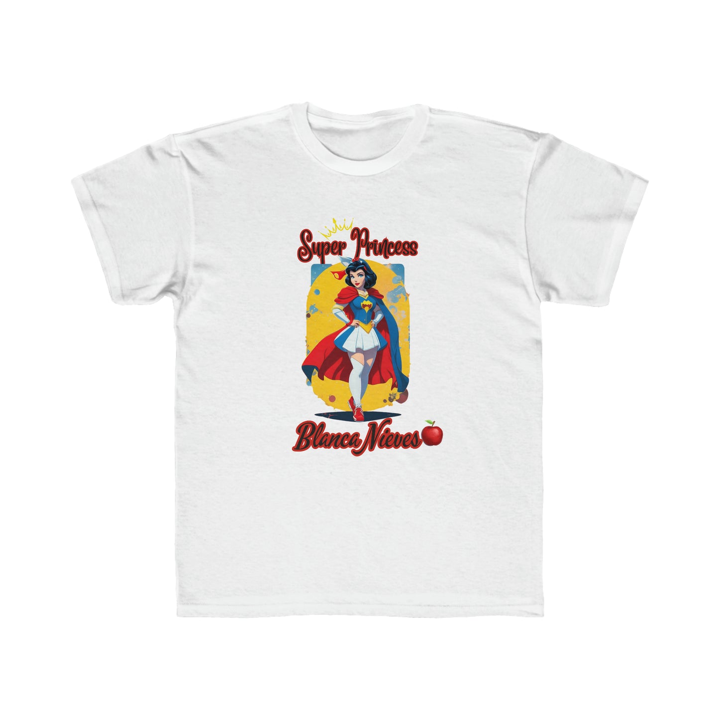 Camiseta de corte regular para niños - Princesas Heroína Blancanieves - 07