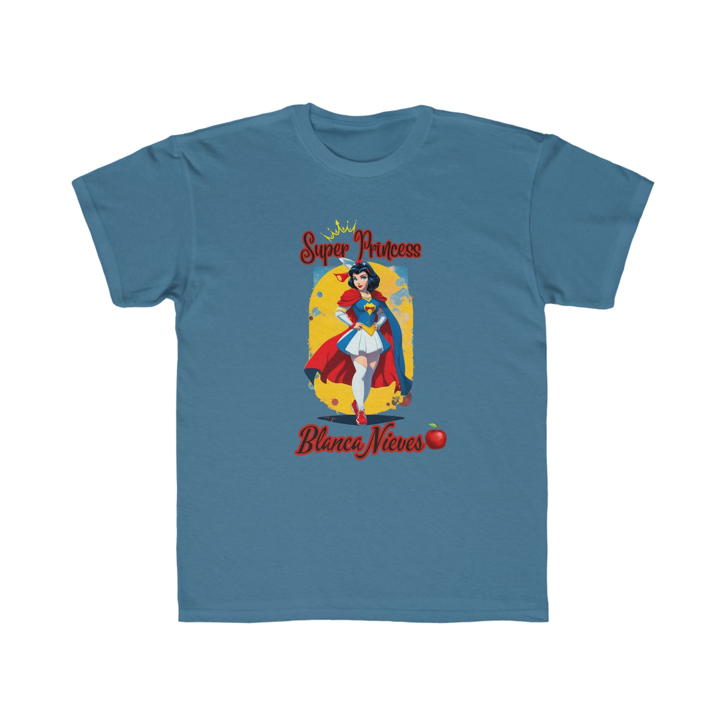 Camiseta de corte regular para niños - Princesas Heroína Blancanieves - 07