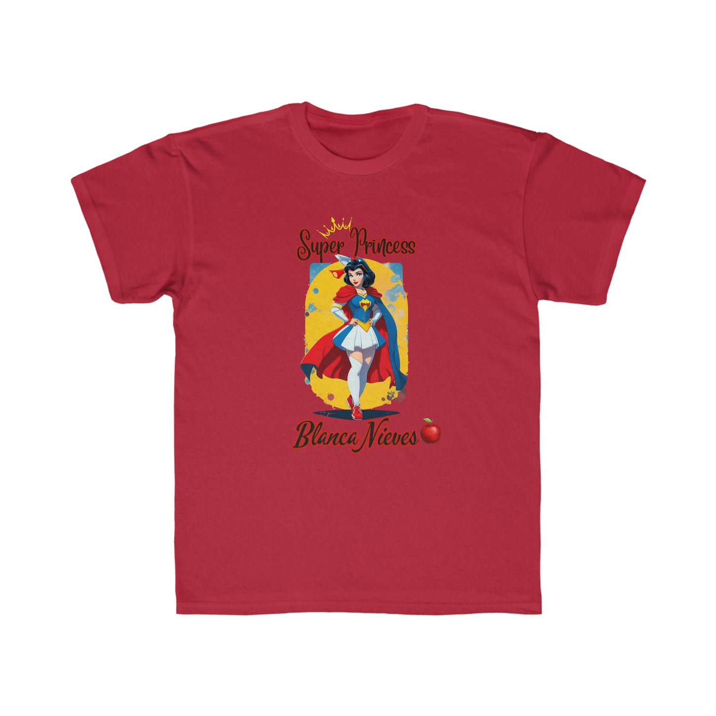 Camiseta de corte regular para niños - Princesas Heroína Blancanieves - 07