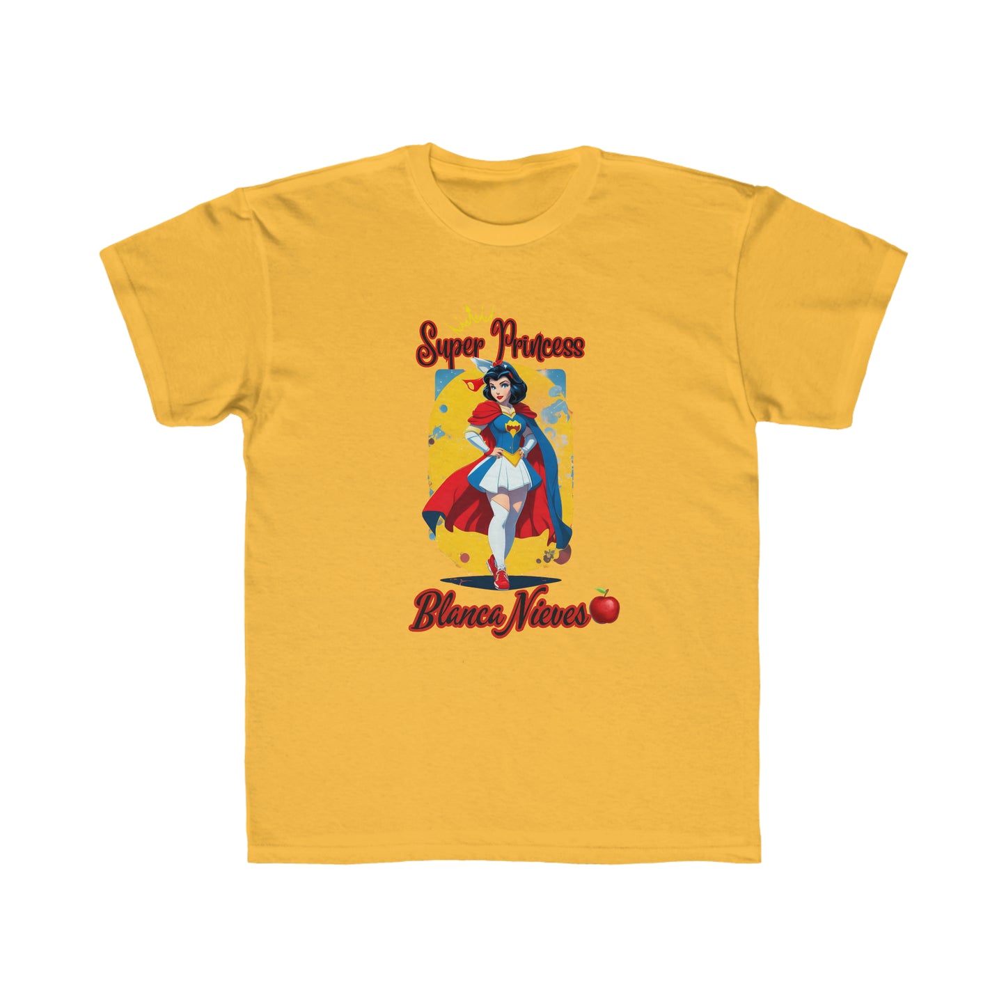 Camiseta de corte regular para niños - Princesas Heroína Blancanieves - 07