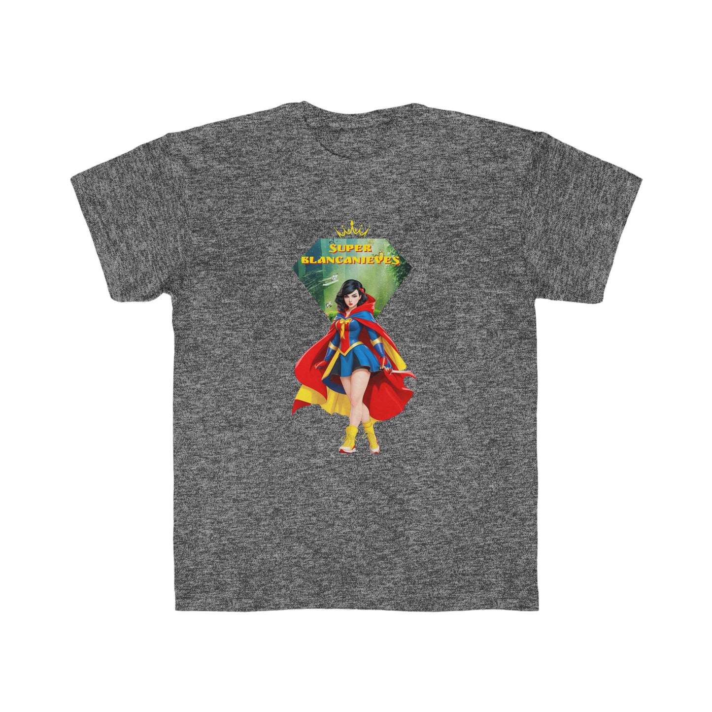 Camiseta de corte regular para niños - Princesas Heroína Blancanieves - 03
