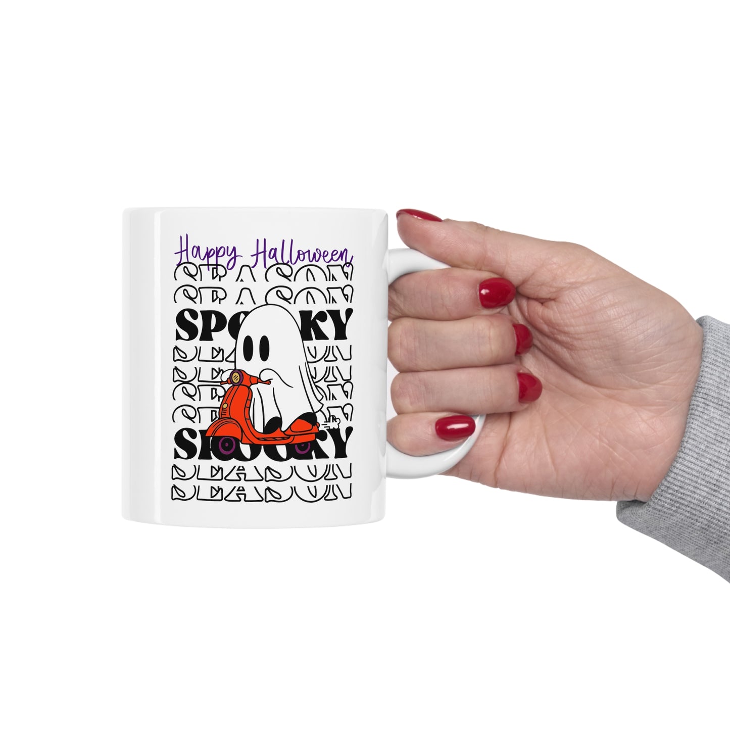 Mug en céramique 11oz - Halloween - Petit Fantôme - 09