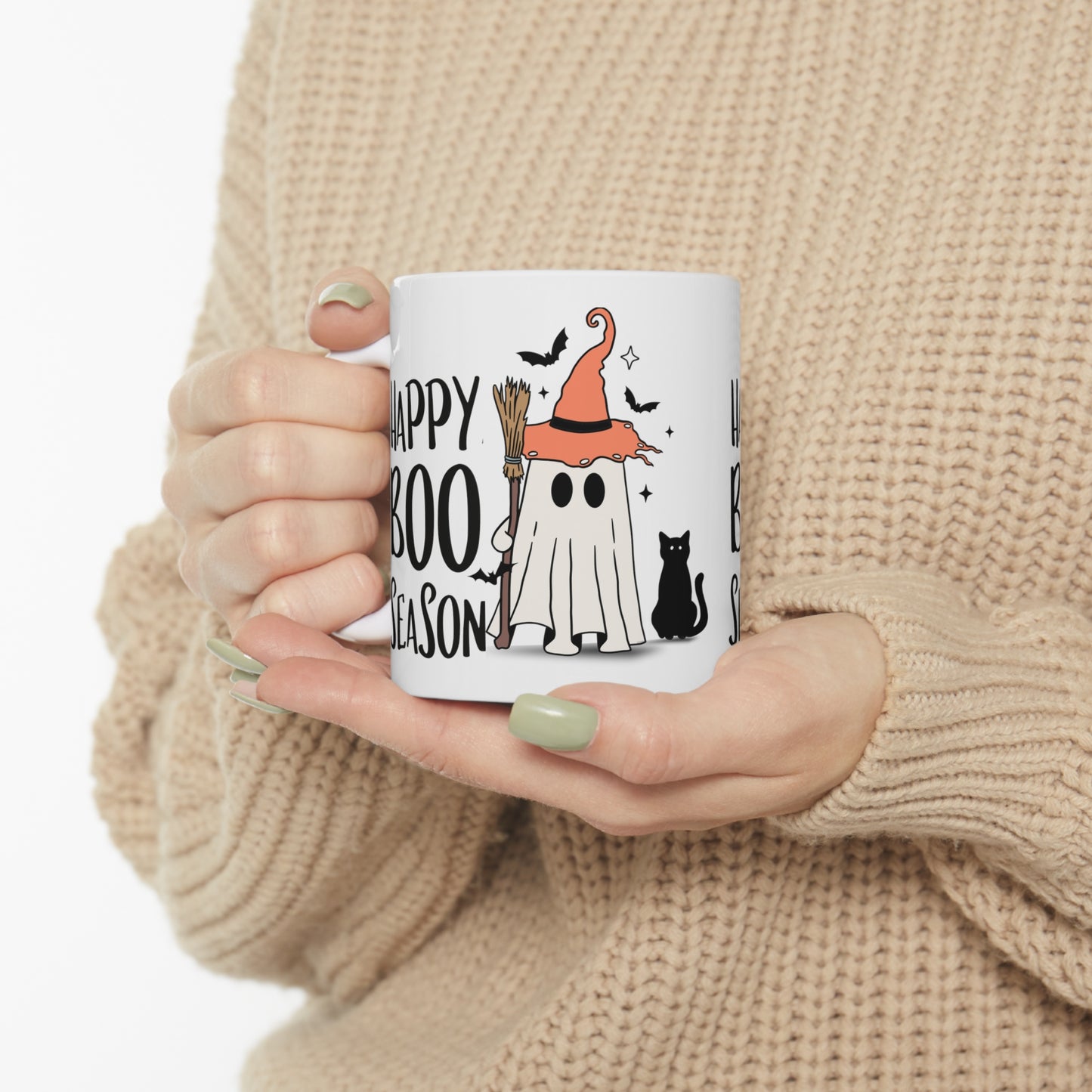 Taza de Cerámica 11oz - Halloween - Pequeño Fantasma - 22