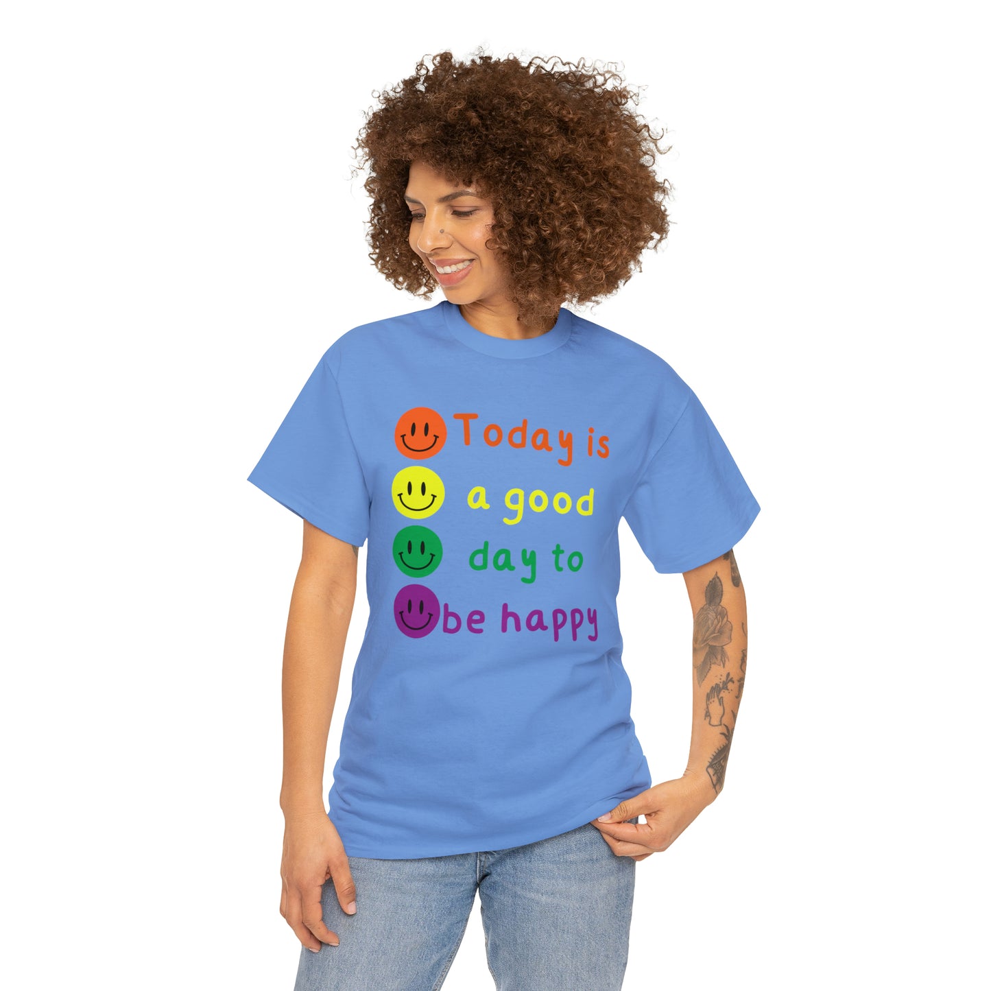 Camiseta unisex de algodón pesado - Amor y libertad - 07