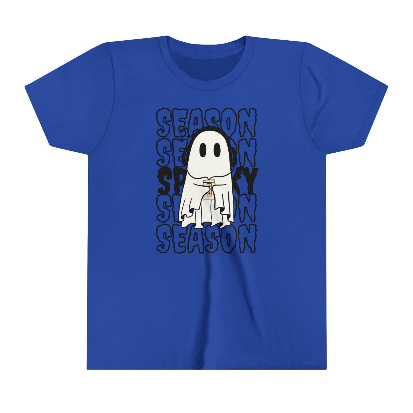 T-shirt à manches courtes pour jeunes - Halloween - Petit Fantôme - 16