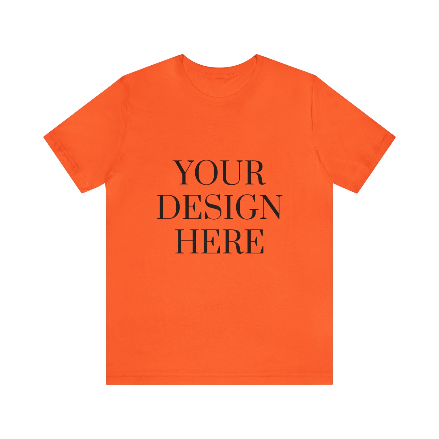 Camiseta de manga corta unisex Jersey - Personalizada - Tu diseño aquí - 01