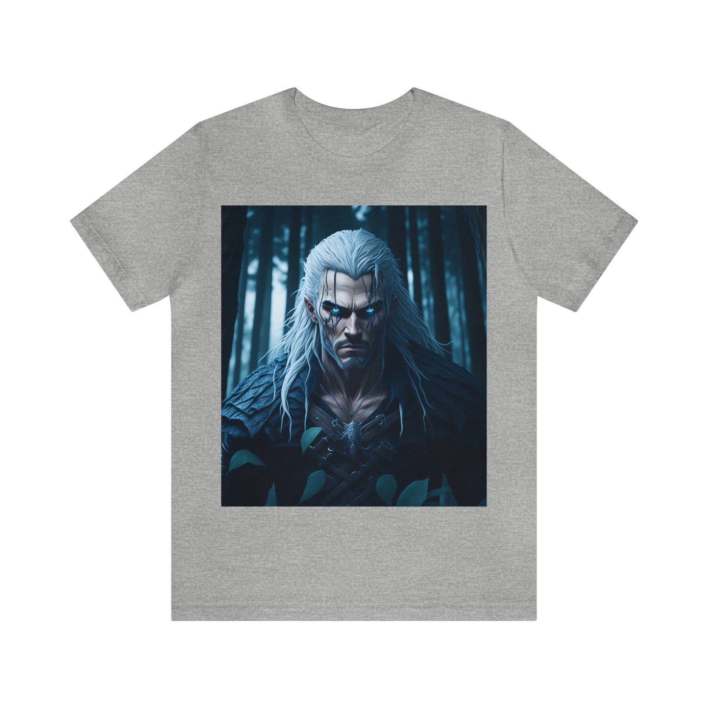 Camiseta de manga corta Unisex Jersey - Halloween Witch man AI - 02