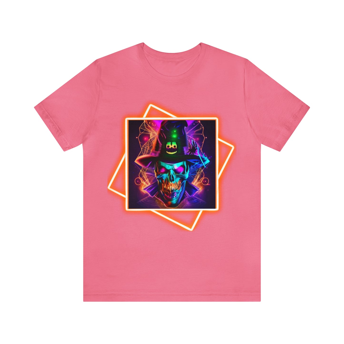 Camiseta de manga corta unisex Jersey - Calaveras de brujas de Halloween - 03