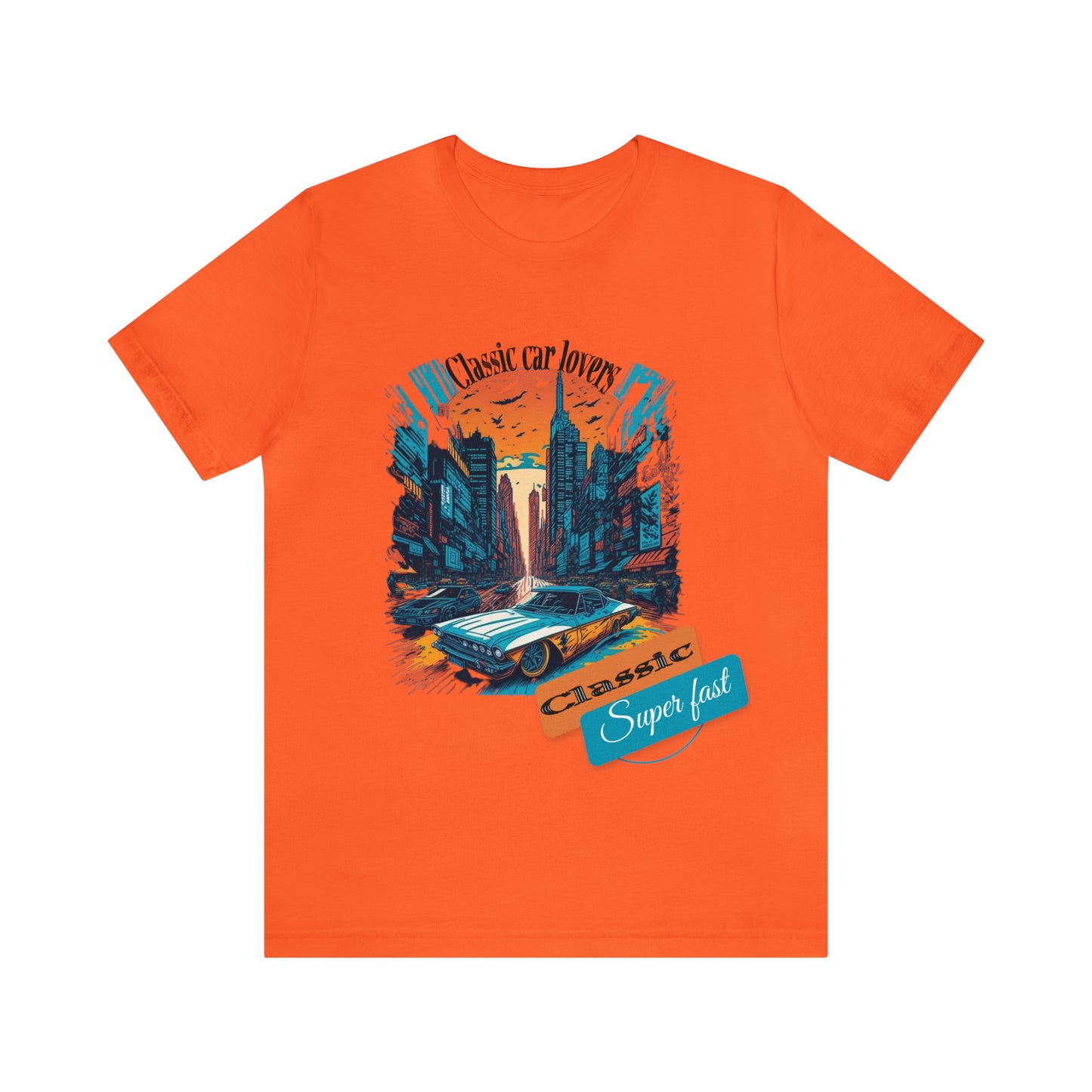 Camiseta Jersey Manga Corta - Coche Clásico - 01