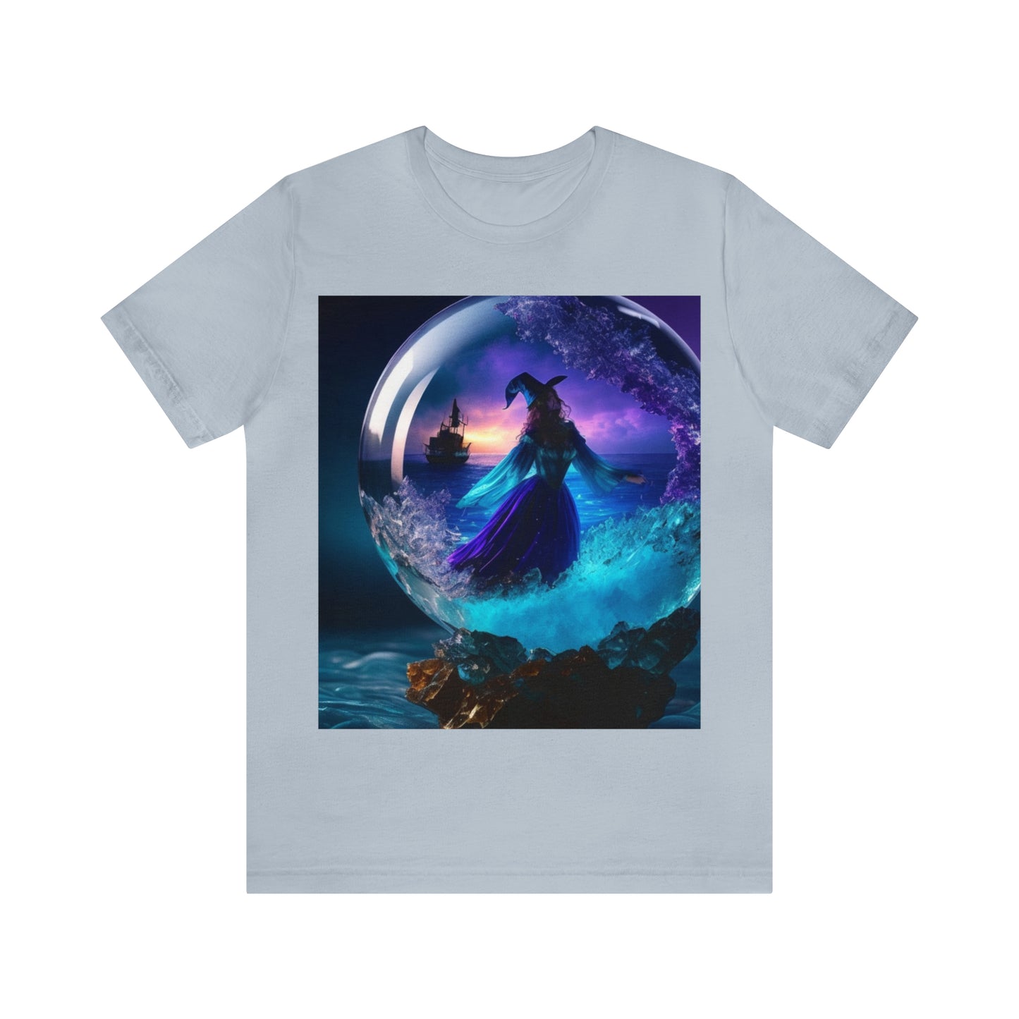 Camiseta de manga corta unisex Jersey - Halloween Witch AI - 01