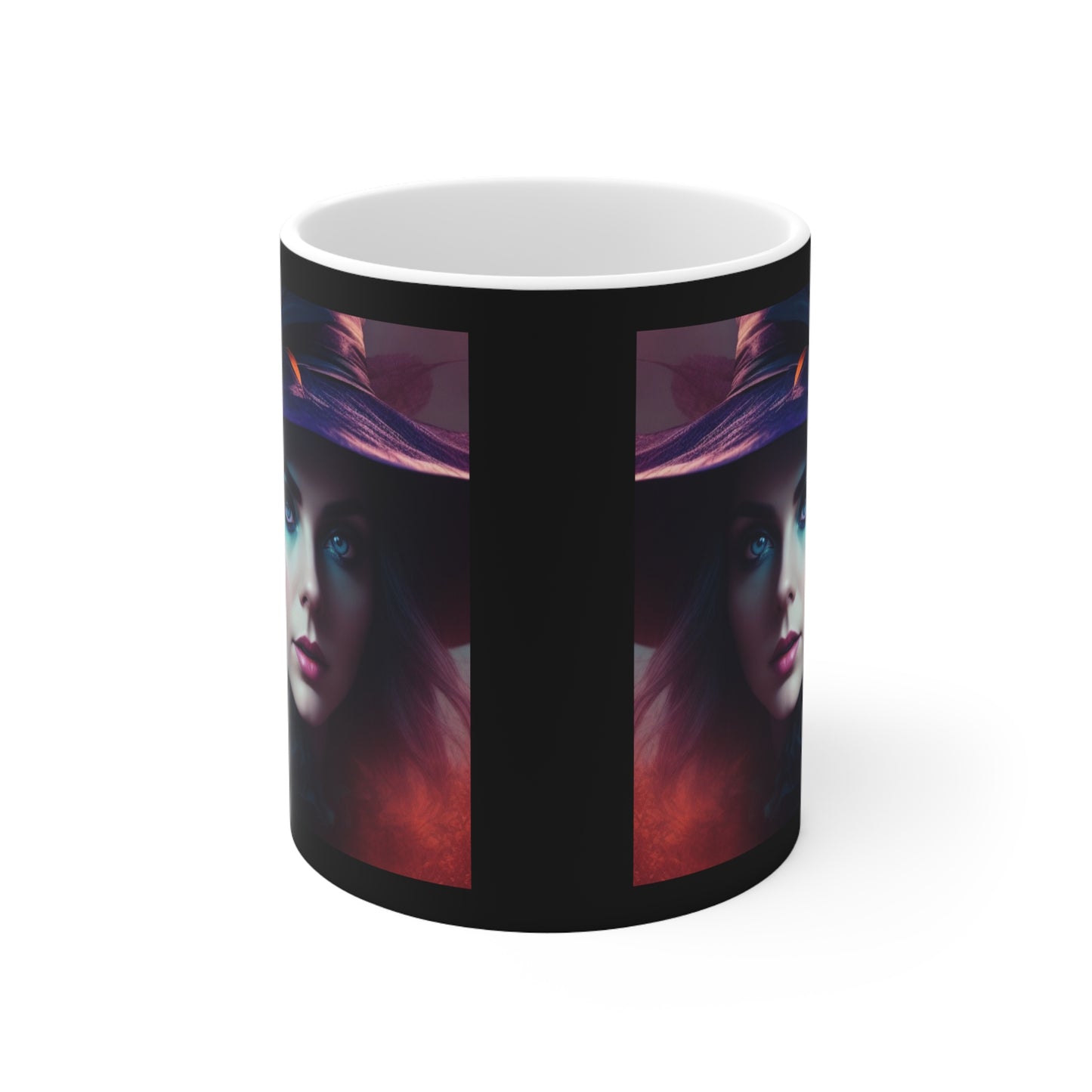 Taza de Cerámica 11oz - Bruja de Halloween AI - 08
