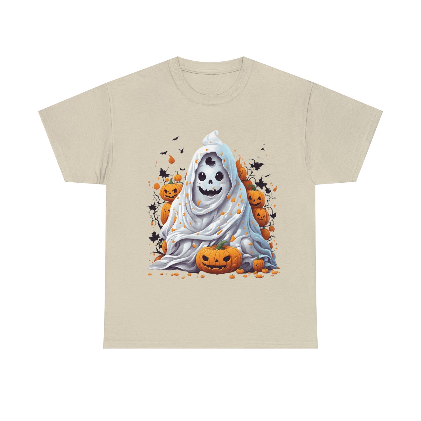 Camiseta unisex de algodón pesado - Fantasma de Halloween