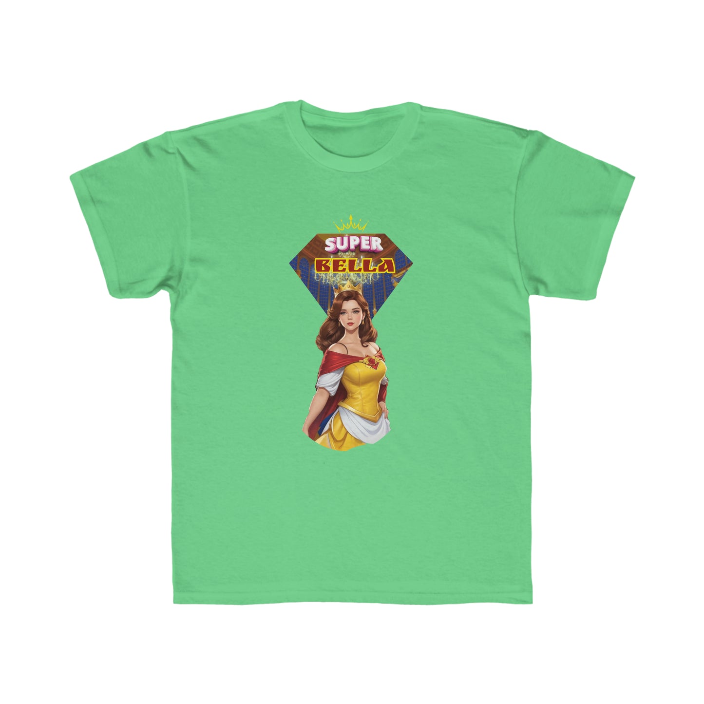 Camiseta de corte regular para niños - Princesas Heroína Bella