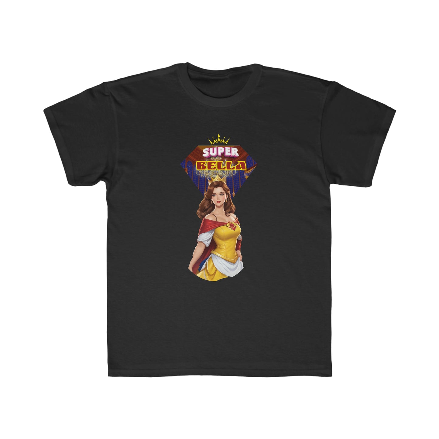Camiseta de corte regular para niños - Princesas Heroína Bella