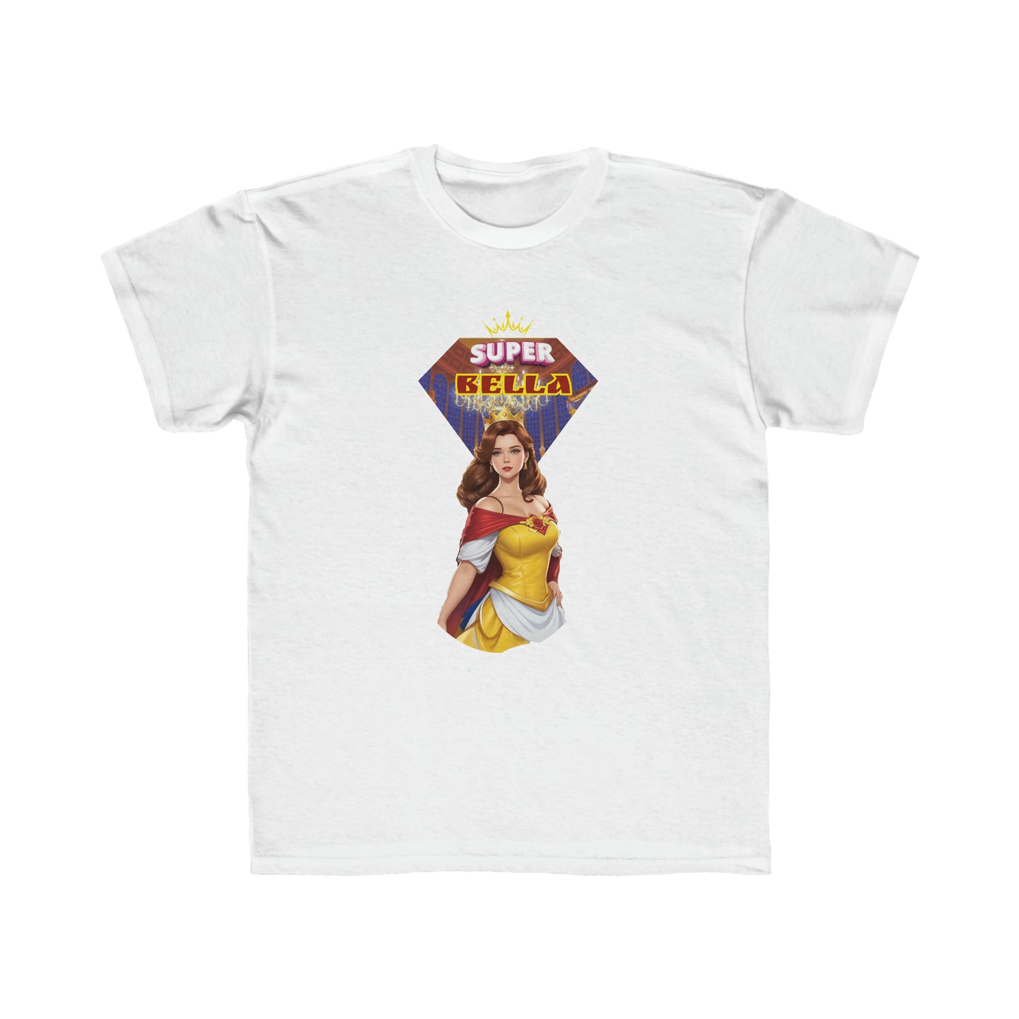 Camiseta de corte regular para niños - Princesas Heroína Bella
