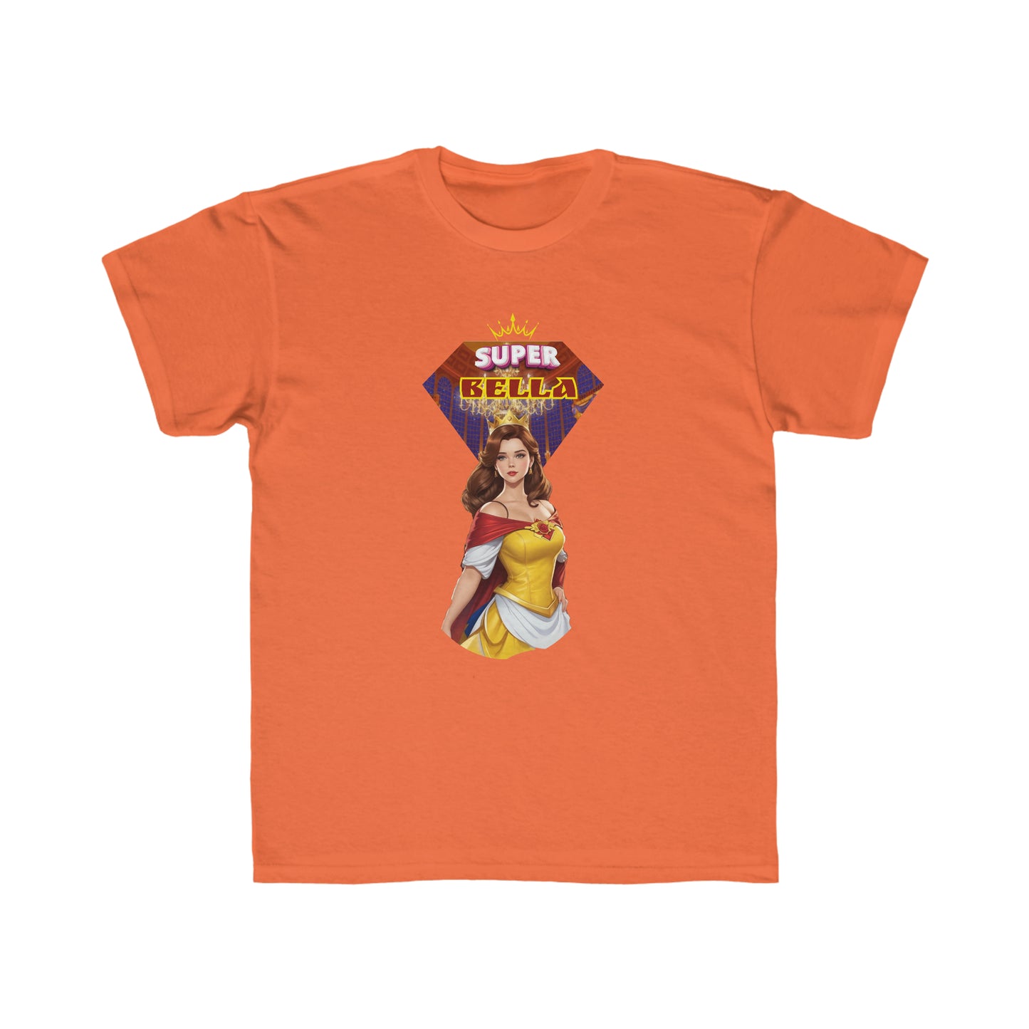 Camiseta de corte regular para niños - Princesas Heroína Bella