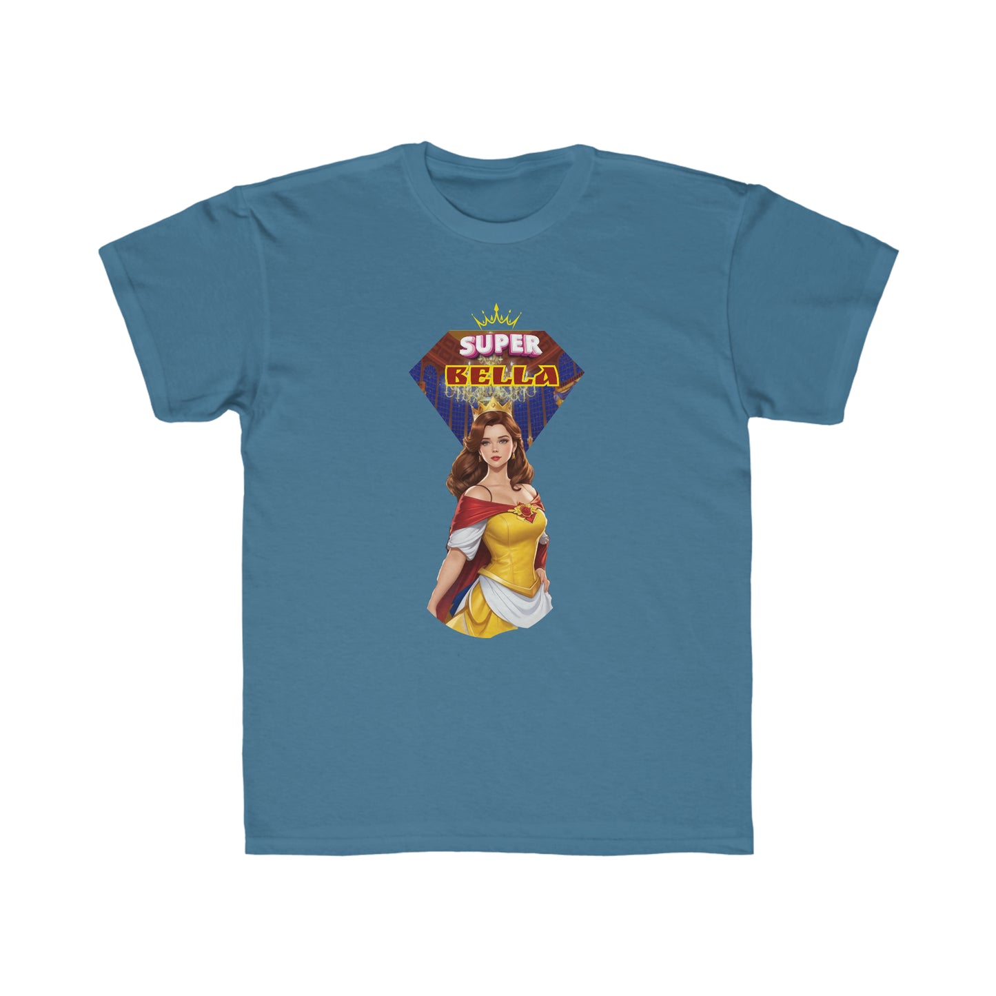 Camiseta de corte regular para niños - Princesas Heroína Bella