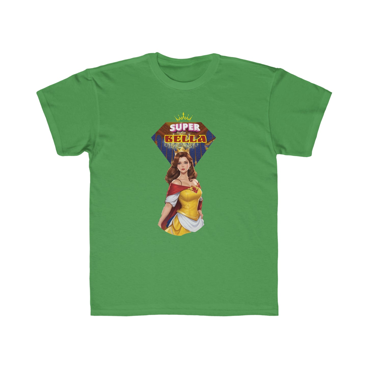Camiseta de corte regular para niños - Princesas Heroína Bella