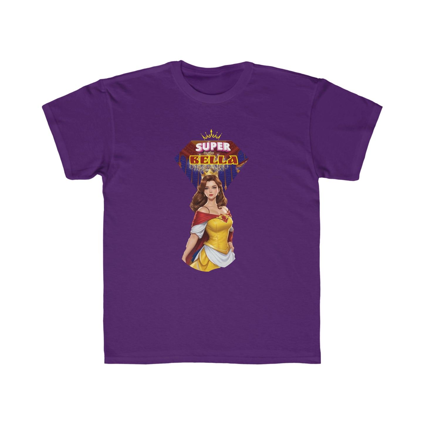 Camiseta de corte regular para niños - Princesas Heroína Bella