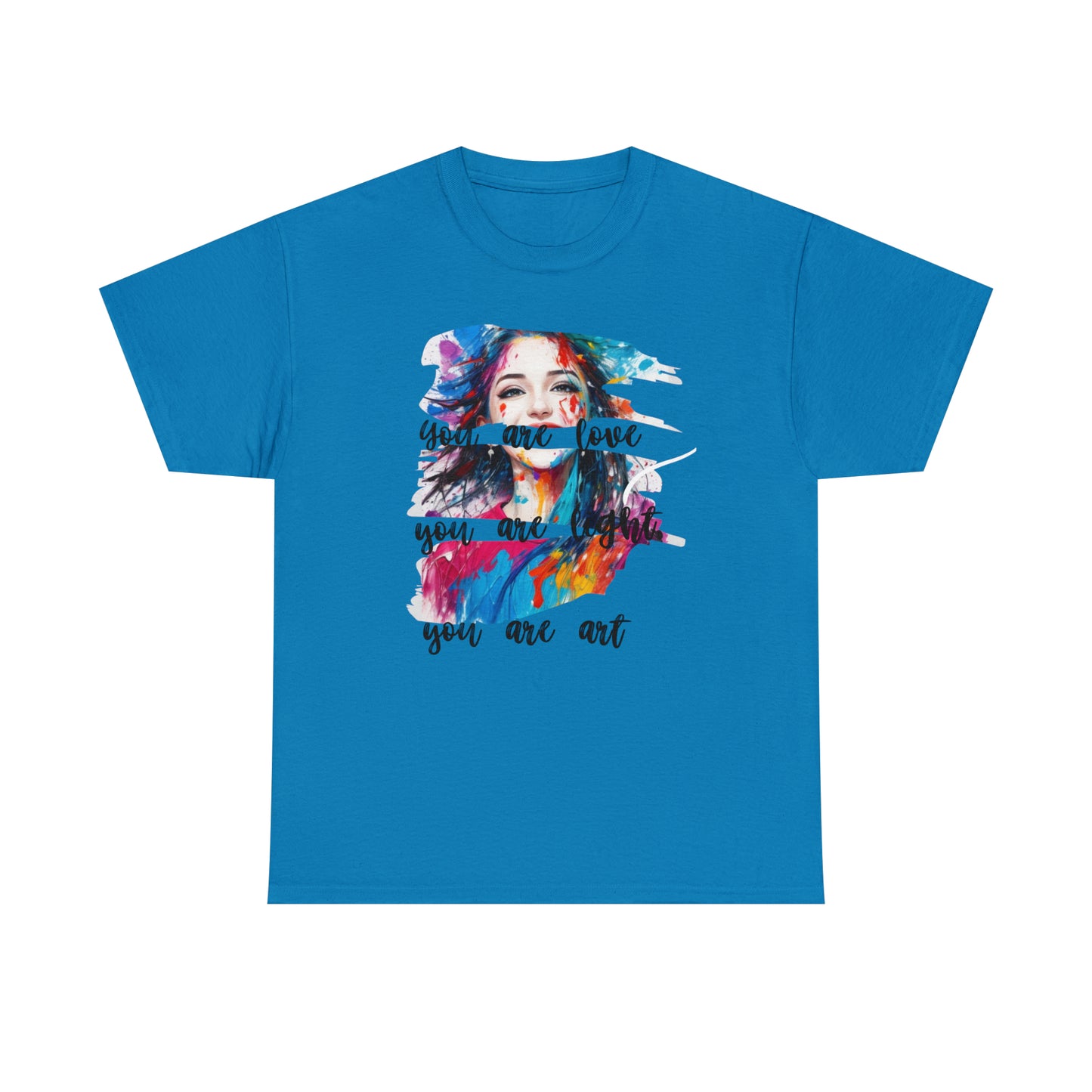 Camiseta unisex de algodón pesado - Amor y libertad - 03