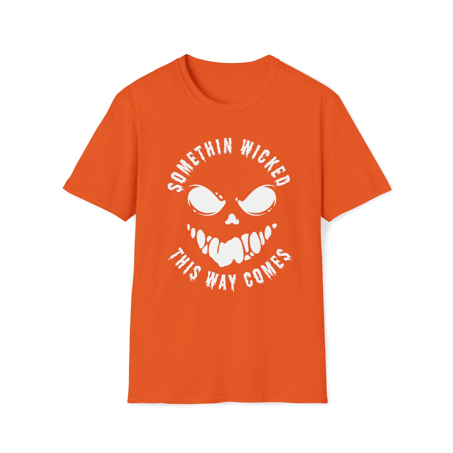 T-shirt softstyle unisexe - Halloween - Quelque chose de méchant - 01