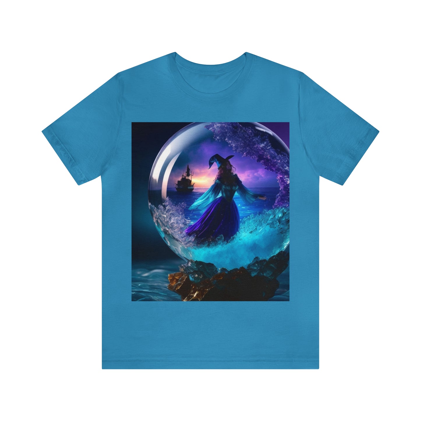 Camiseta de manga corta unisex Jersey - Halloween Witch AI - 01