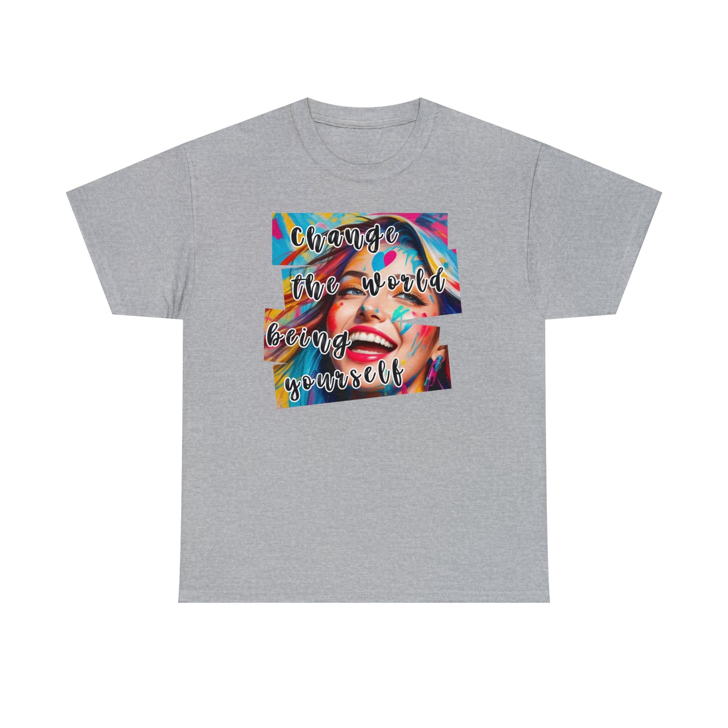 Camiseta unisex de algodón pesado - Amor y libertad - 02