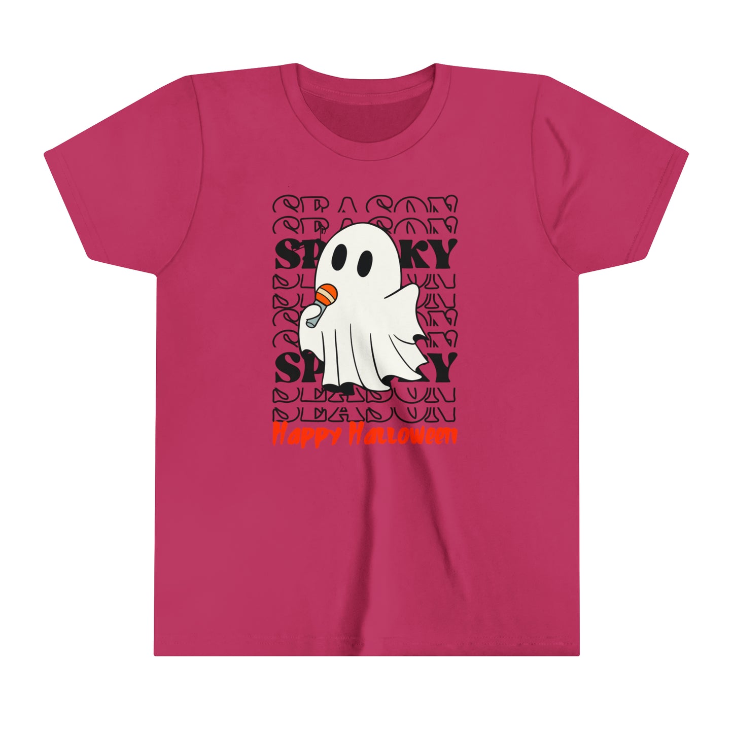 T-shirt à manches courtes pour jeunes - Halloween - Petit Fantôme - 06