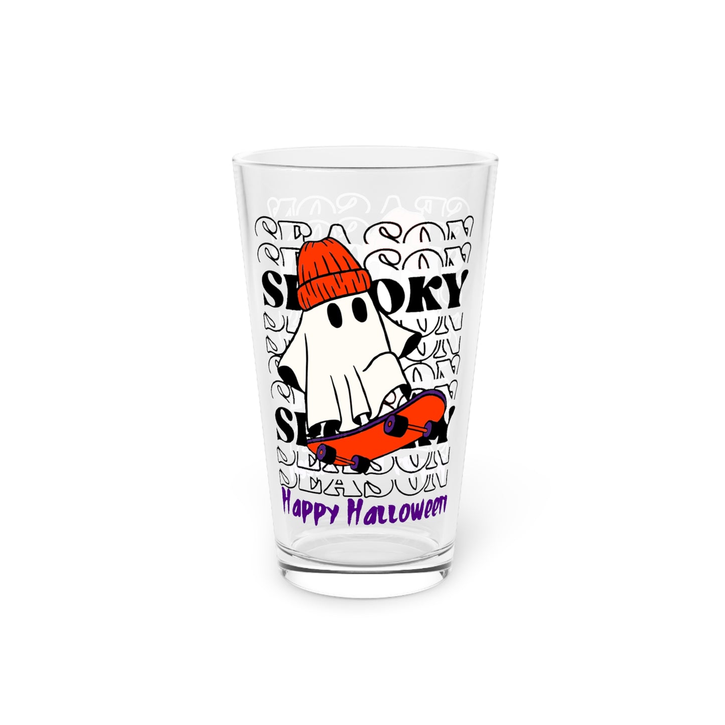 Verre à pinte, 16oz - Halloween - Petit Fantôme - 02