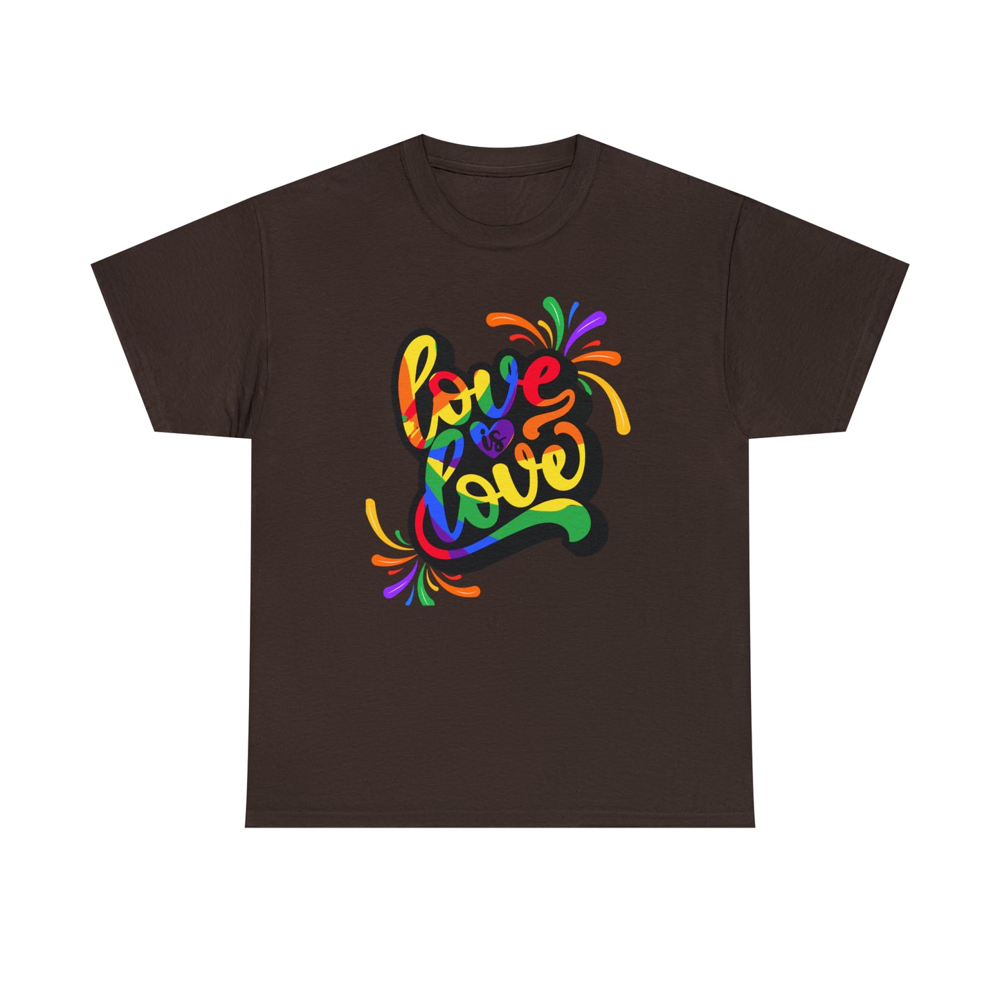 Camiseta unisex de algodón pesado - El amor es amor - 01