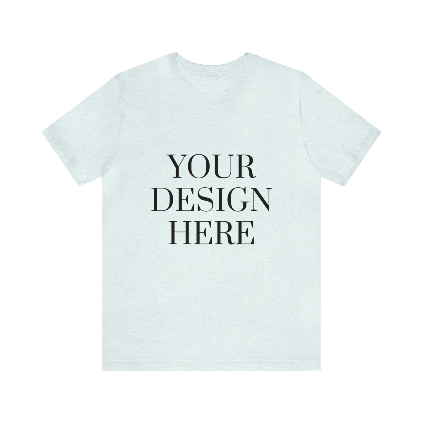 Camiseta de manga corta unisex Jersey - Personalizada - Tu diseño aquí - 01