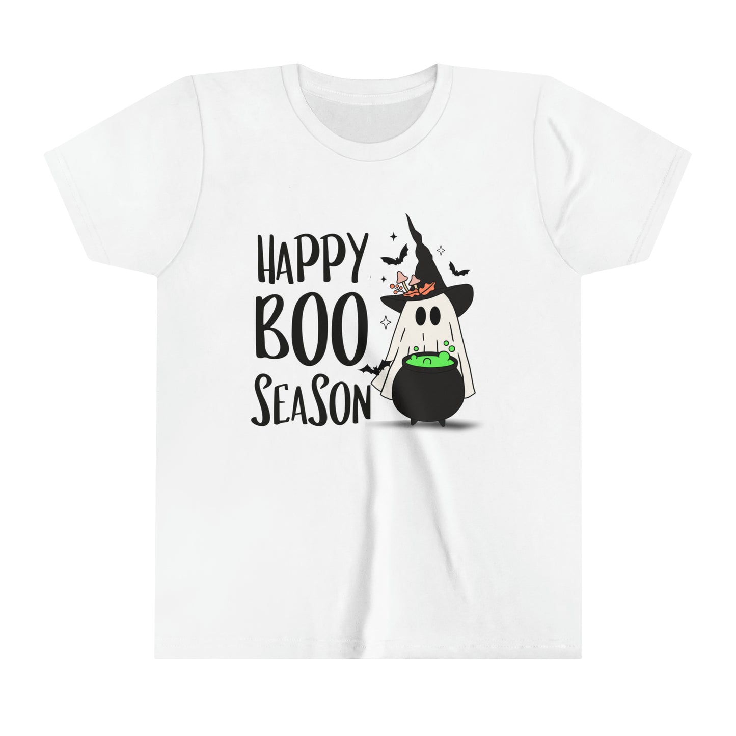T-shirt à manches courtes pour jeunes - Halloween - Petit Fantôme - 20