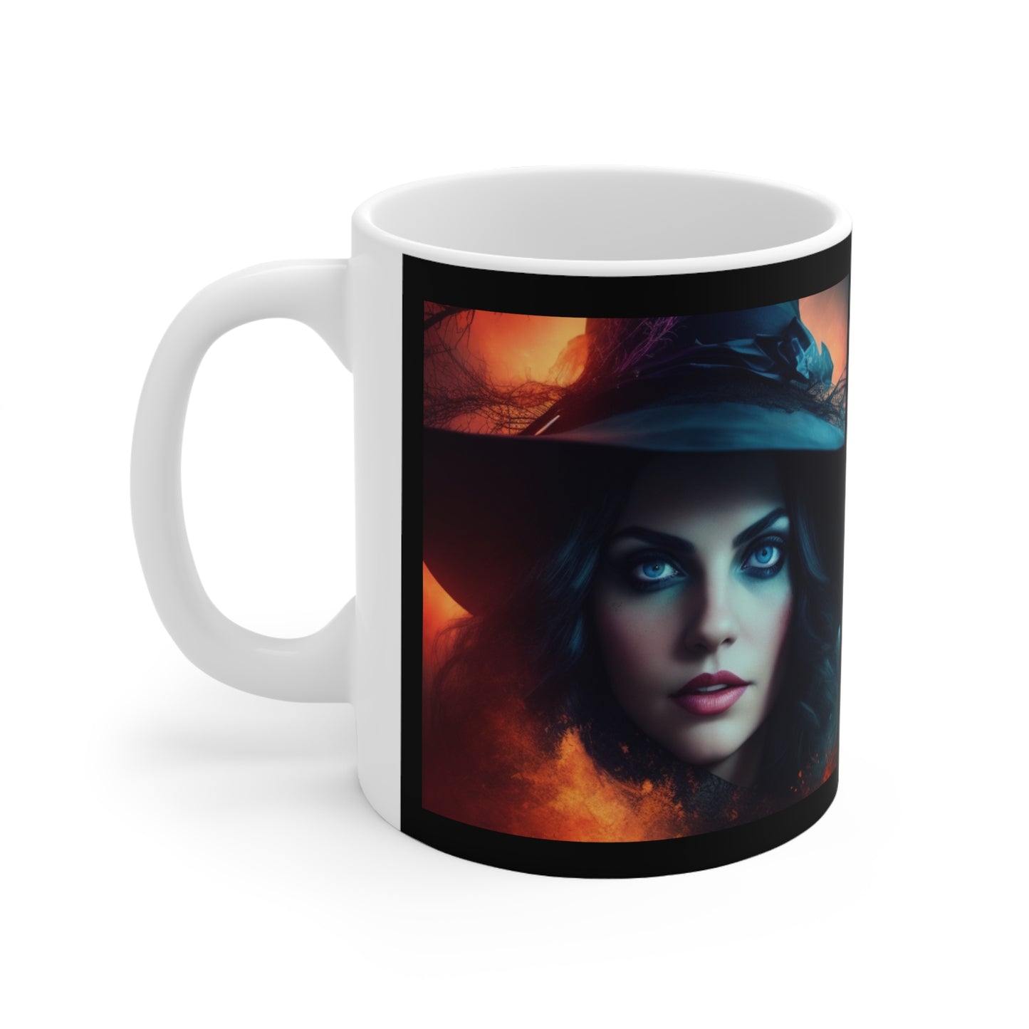 Taza de Cerámica 11oz - Bruja de Halloween AI - 07