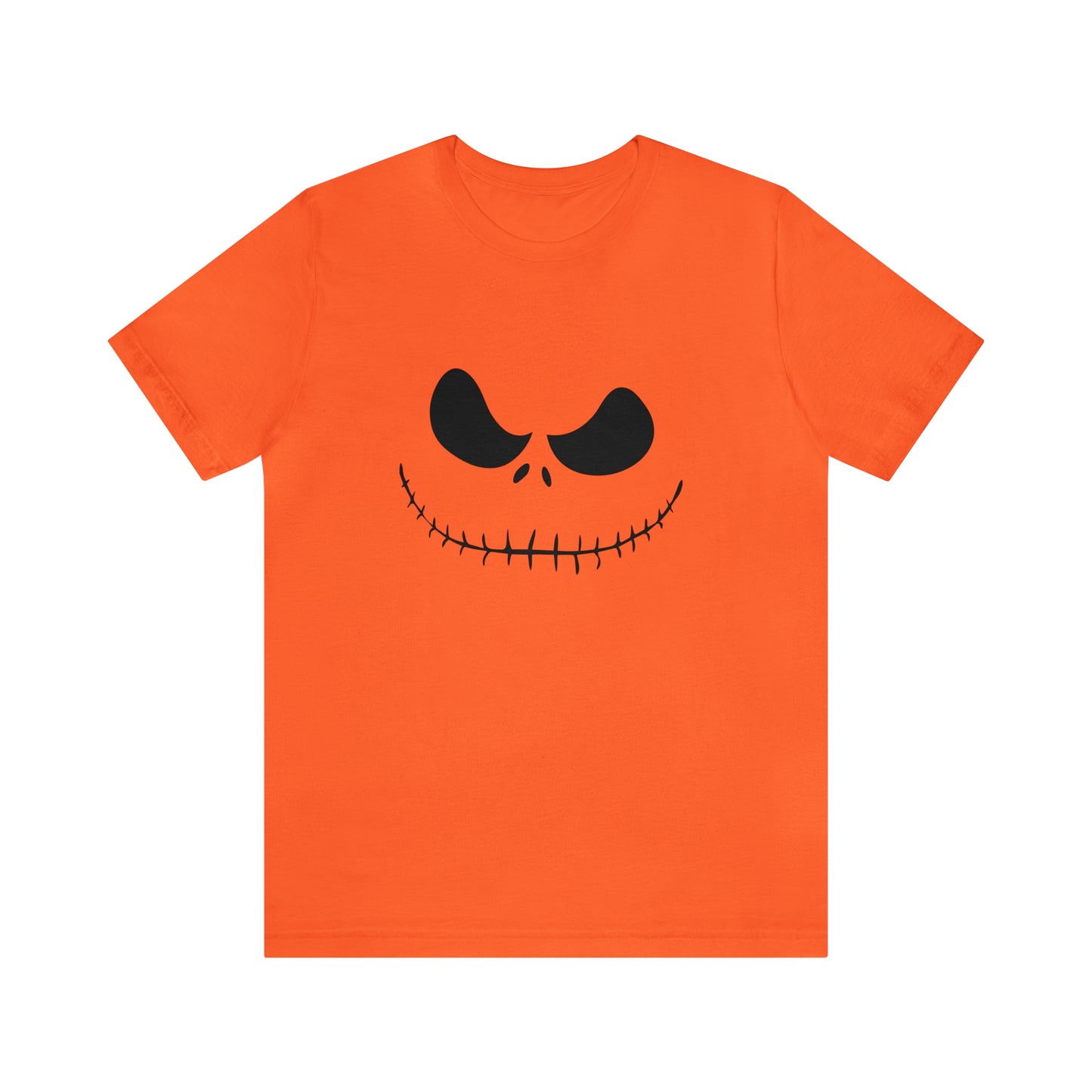 Camiseta de manga corta Unisex Jersey - Cara de terror de Halloween - 02